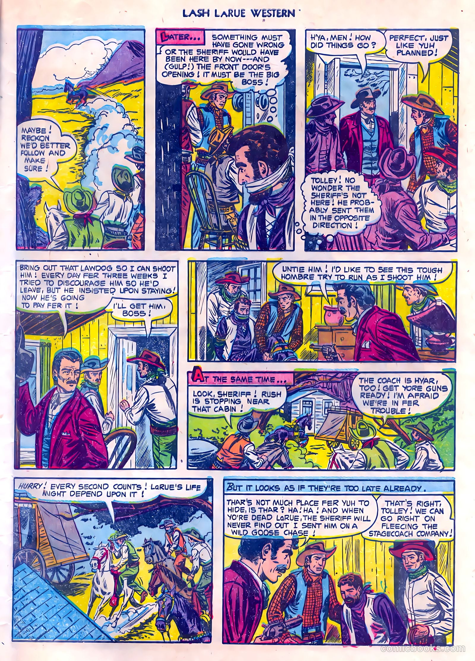 Lash LaRue Western #45 (1953) — page 33