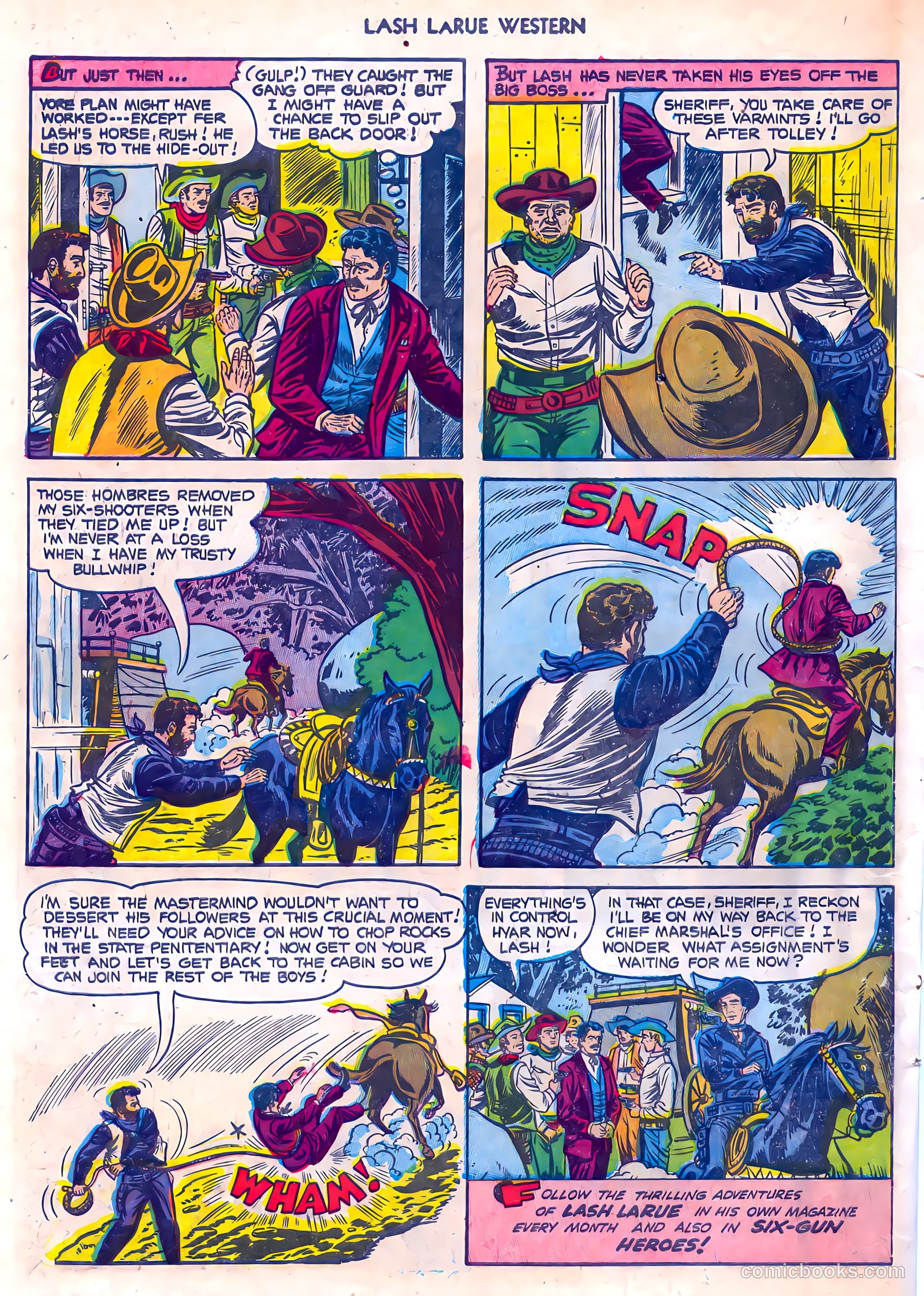 Lash LaRue Western #45 (1953) — page 34