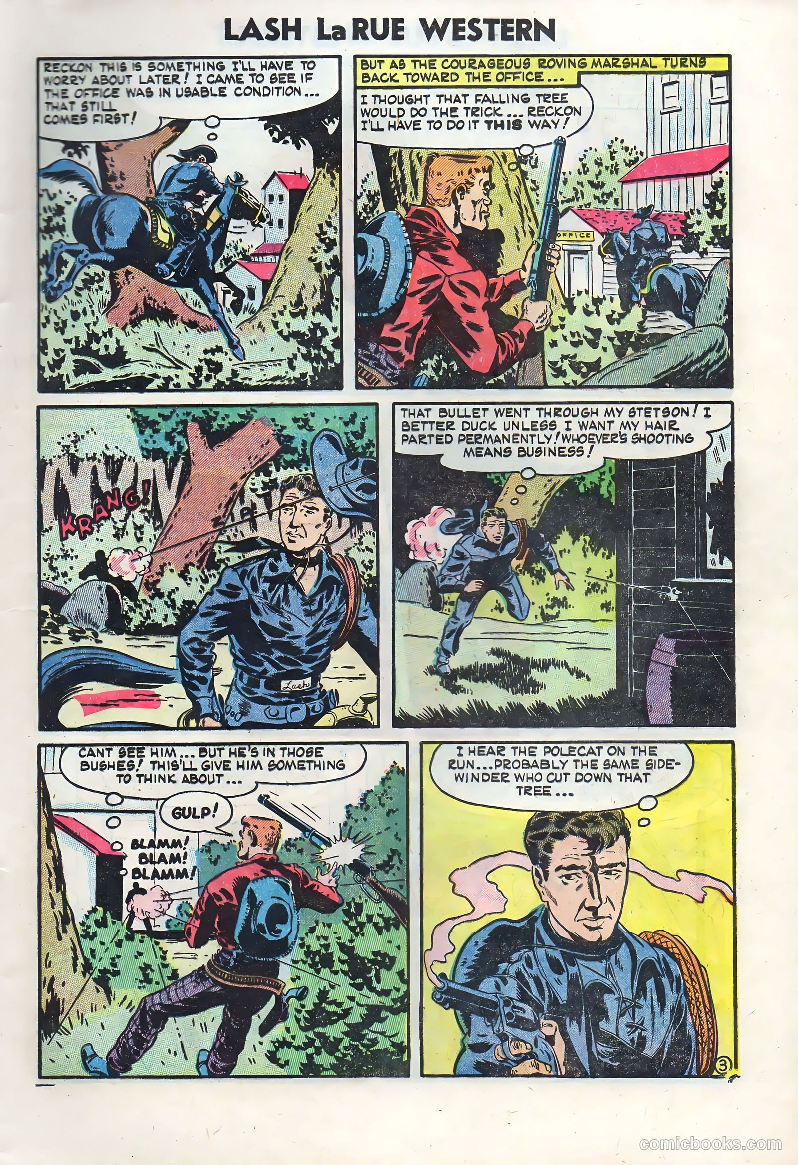 Lash Larue Western #50 (1950) — page 5 of 36