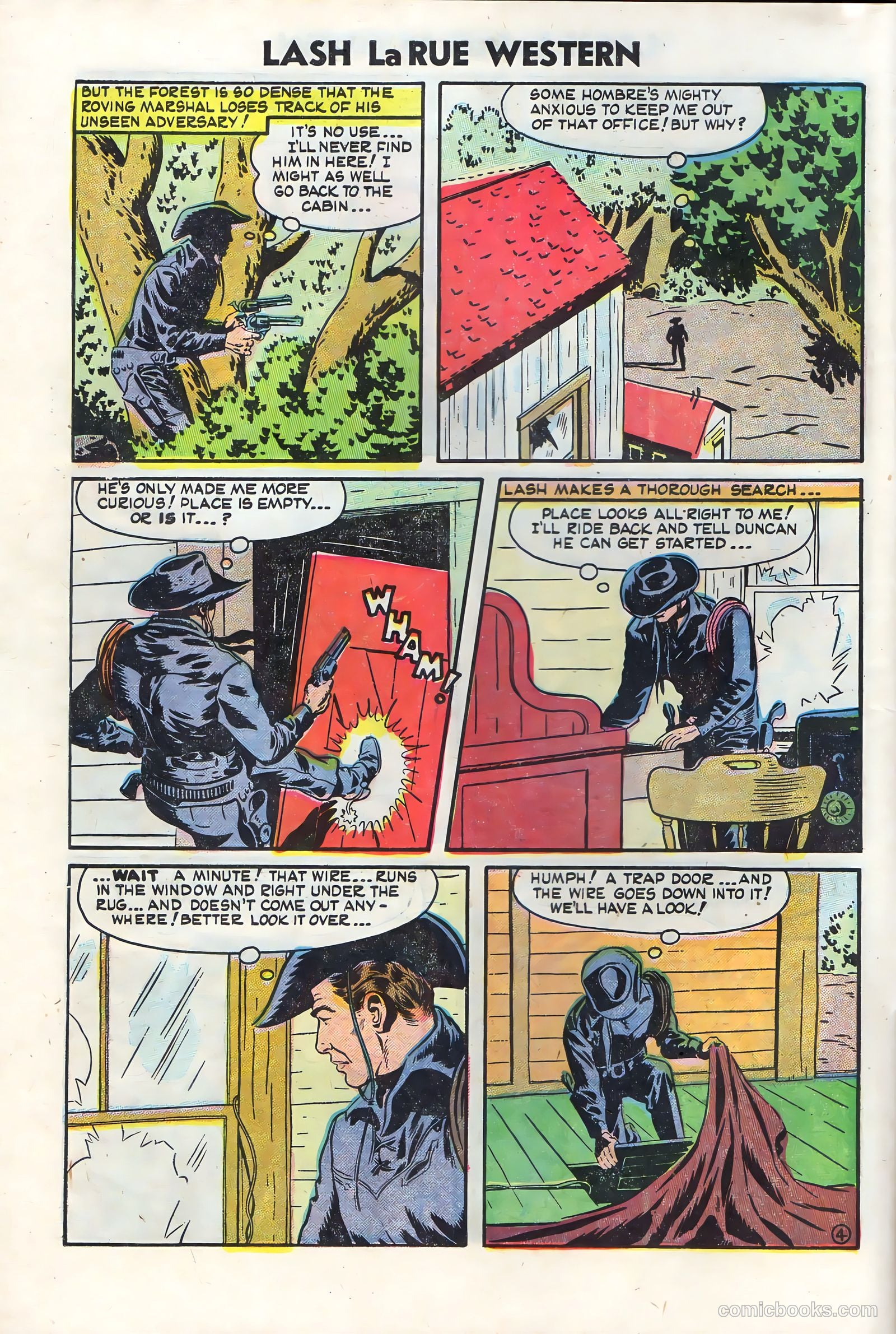 Lash Larue Western #50 (1950) — page 6 of 36