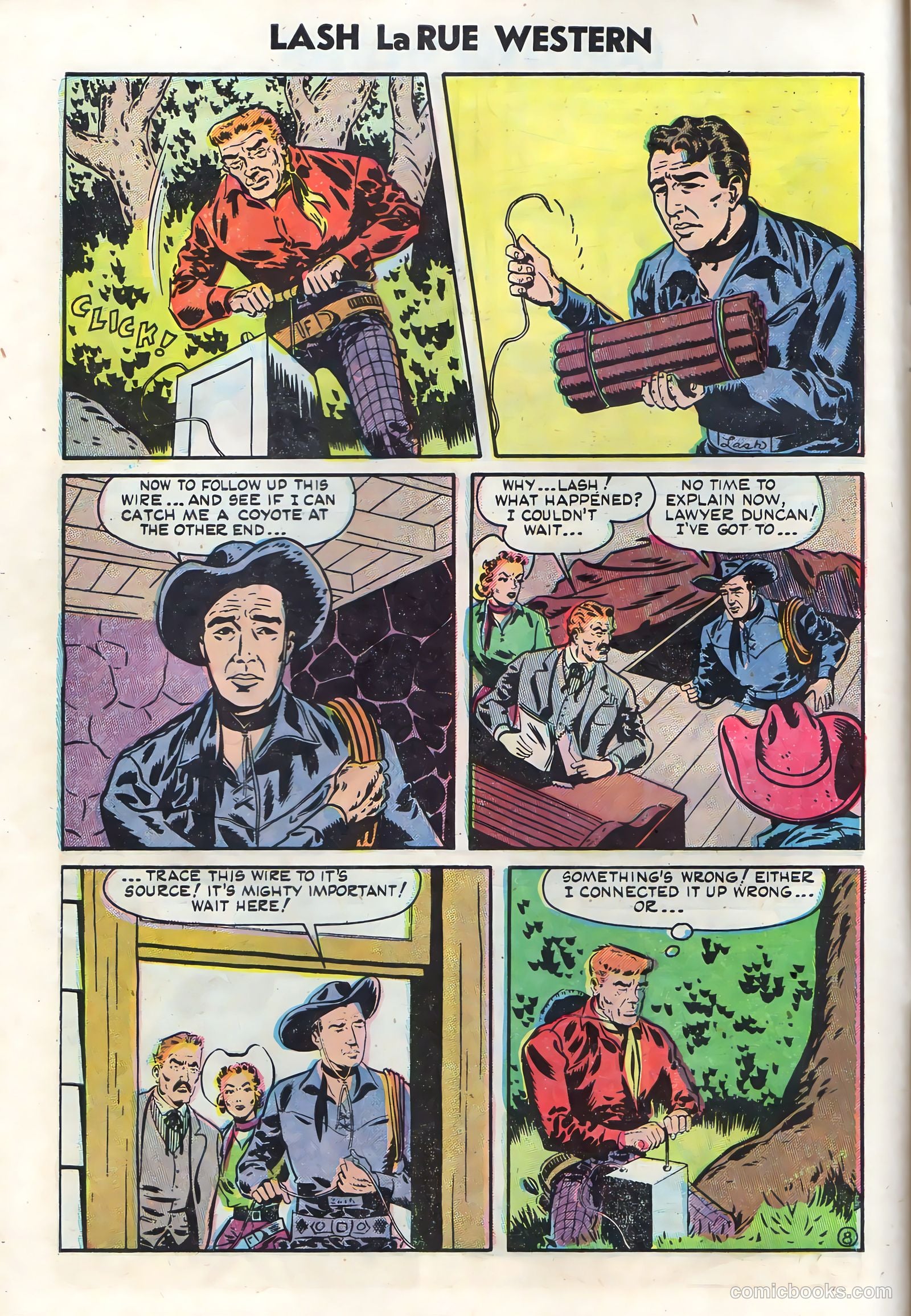Lash Larue Western #50 (1950) — page 10 of 36
