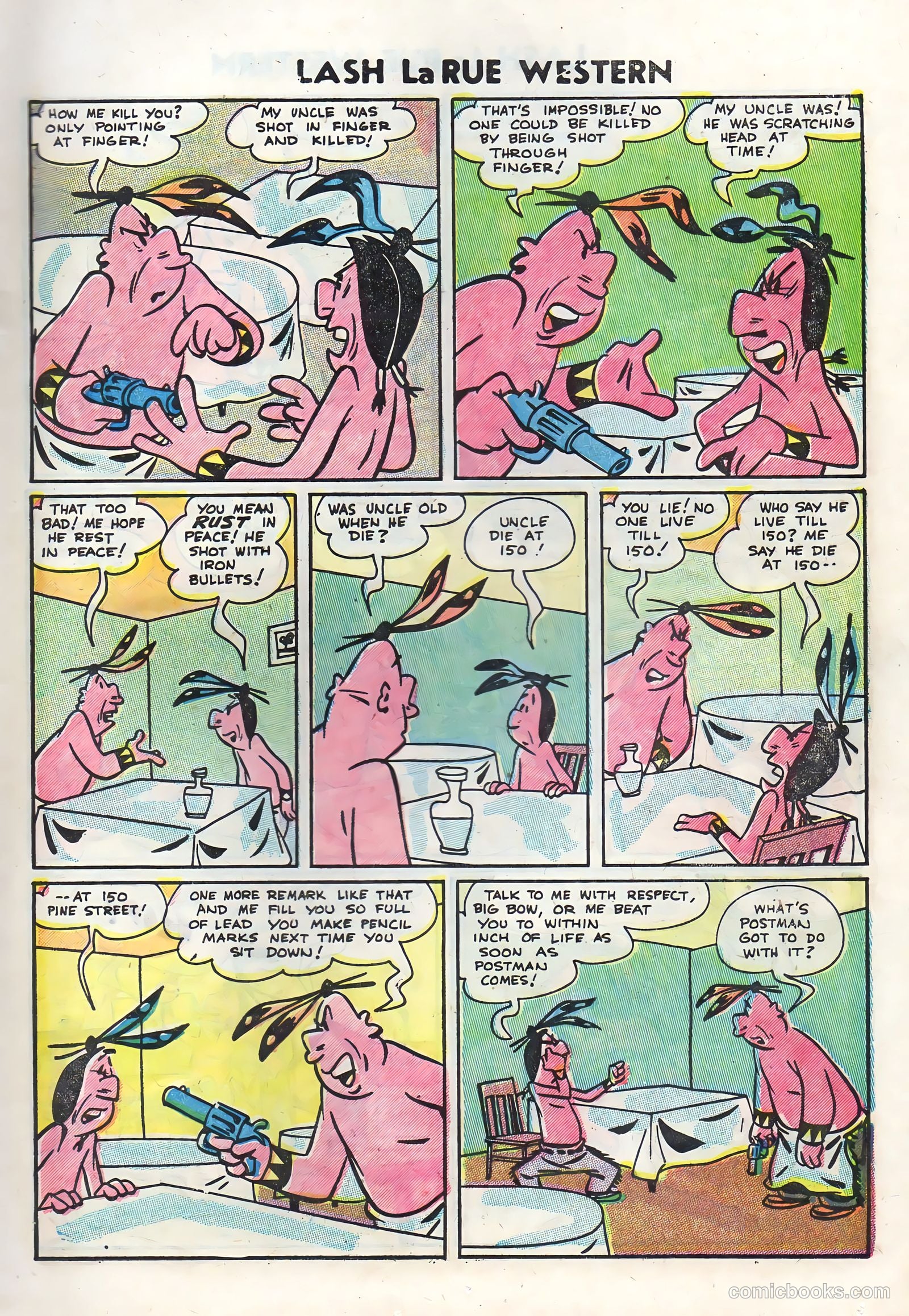 Lash Larue Western #50 (1950) — page 17 of 36
