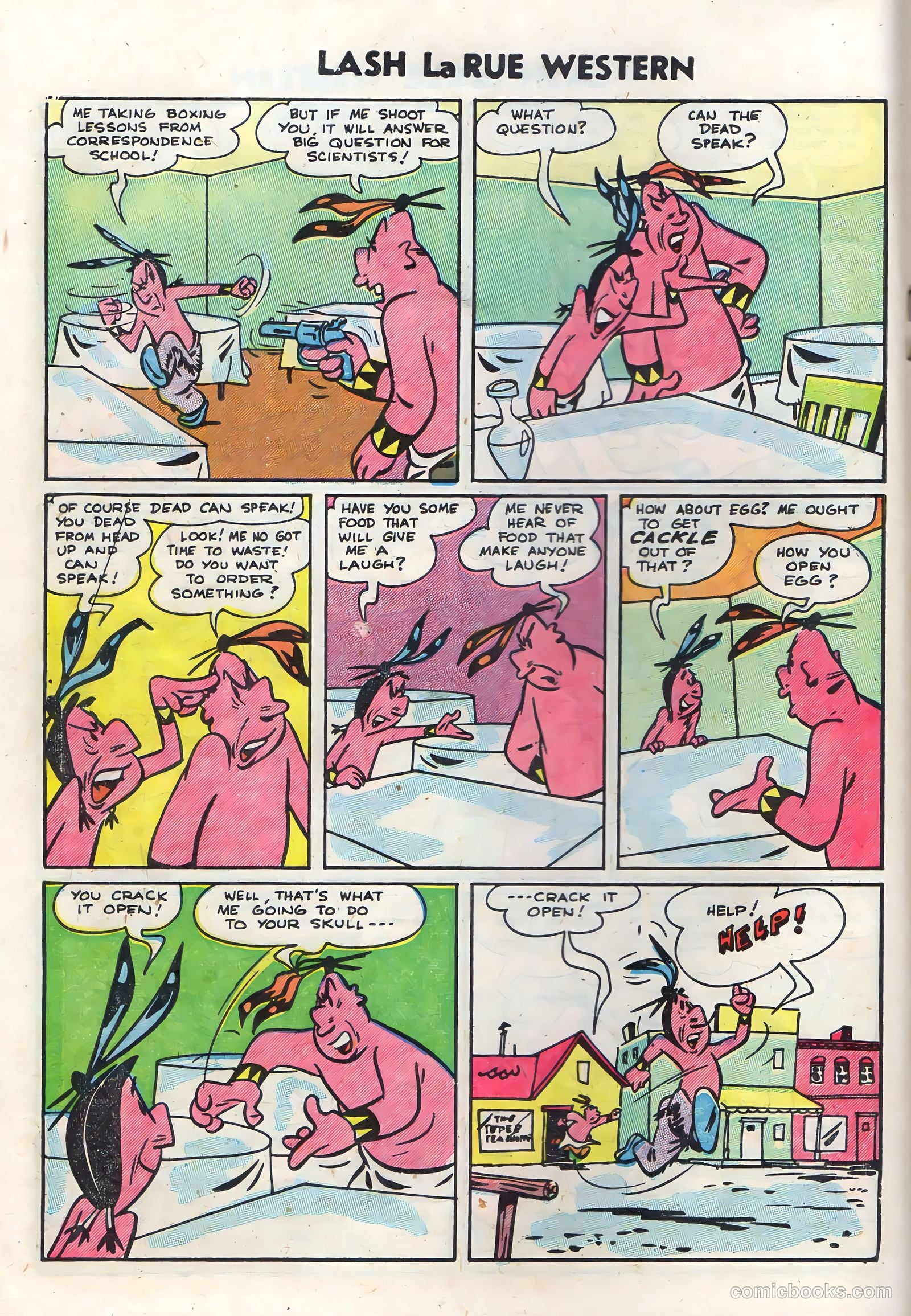 Lash Larue Western #50 (1950) — page 18 of 36