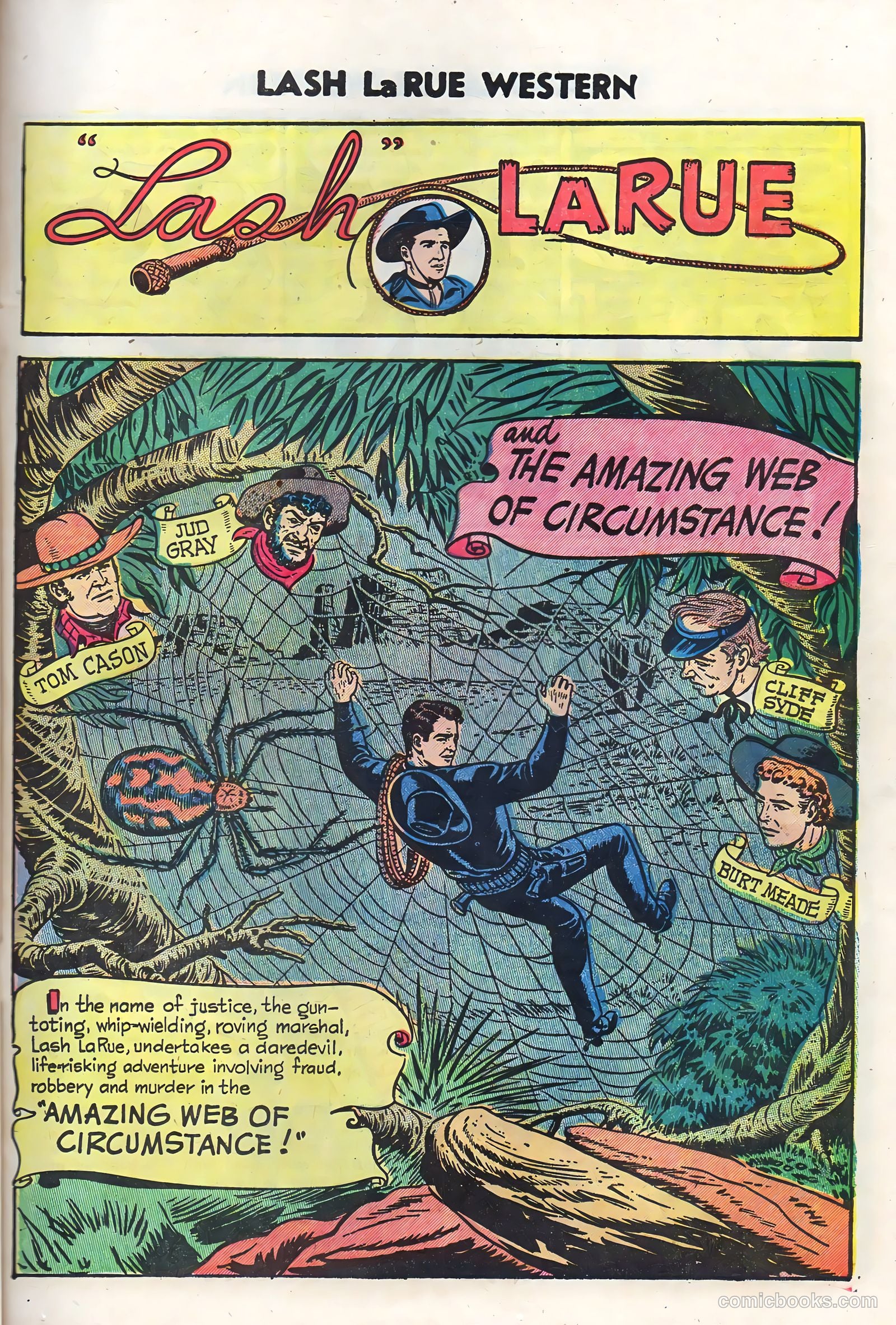 Lash Larue Western #50 (1950) — page 21 of 36