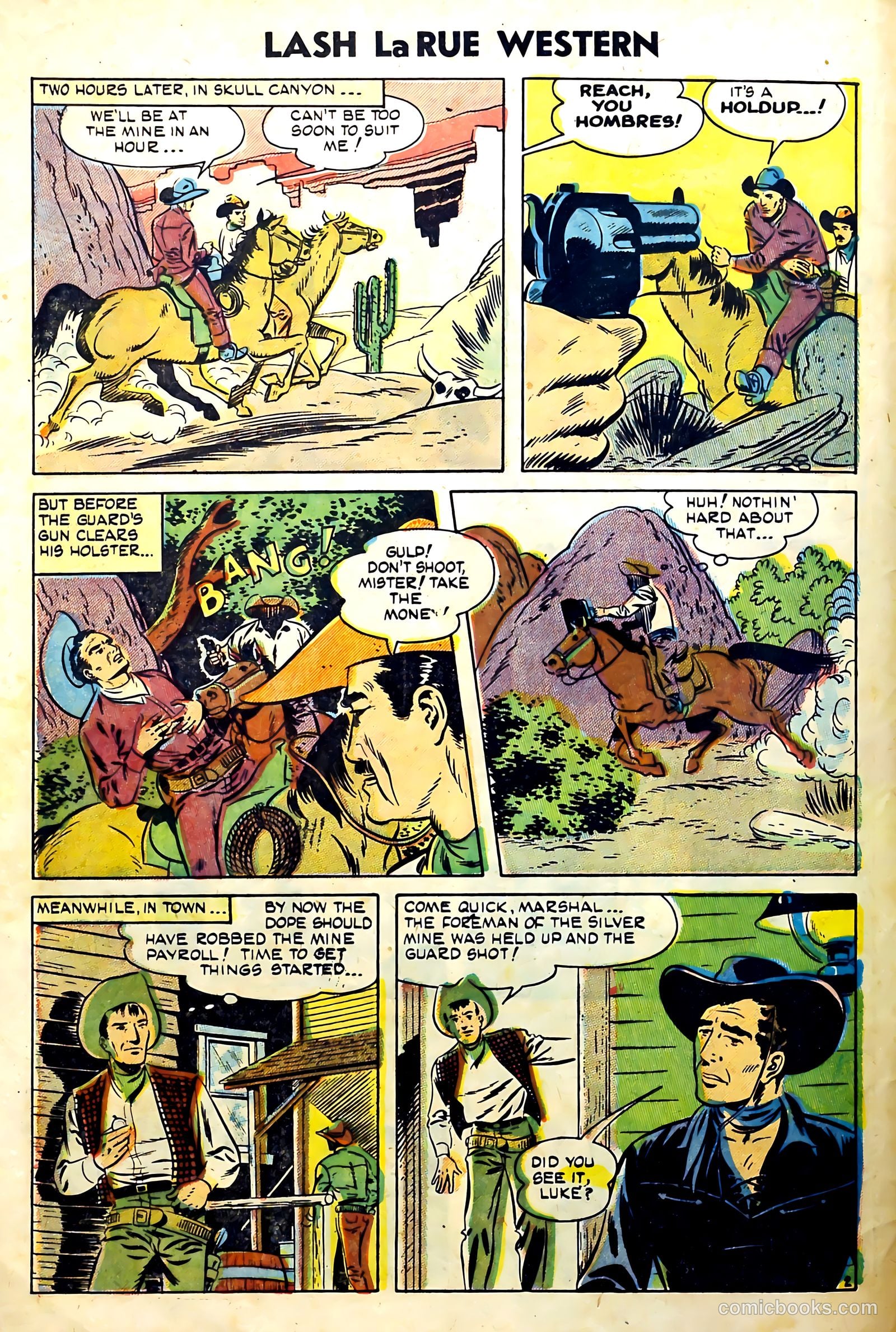 Lash Larue Western #51 (1964) — page 4 of 36