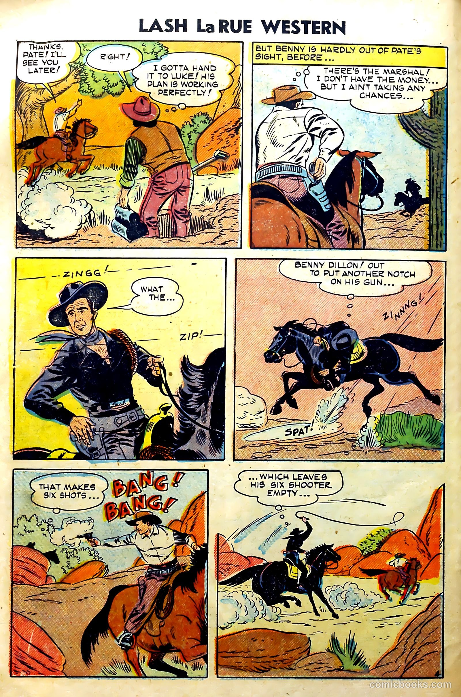 Lash Larue Western #51 (1964) — page 6 of 36