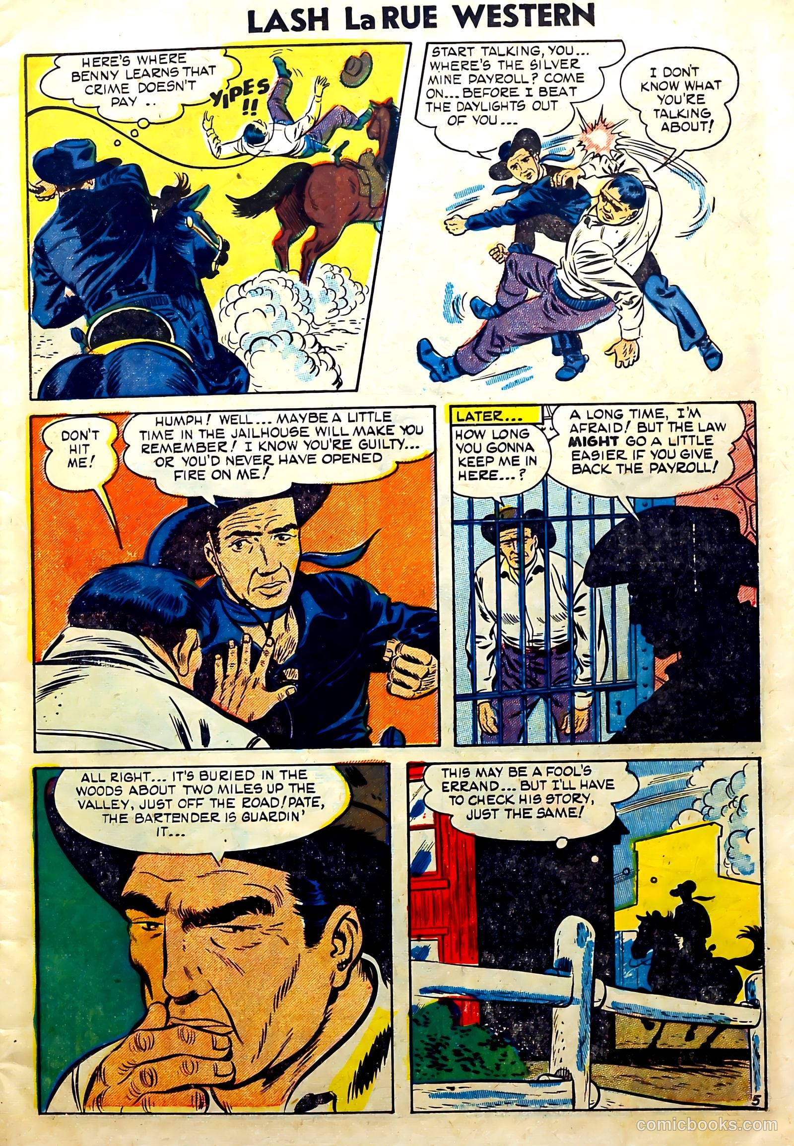 Lash Larue Western #51 (1964) — page 7 of 36