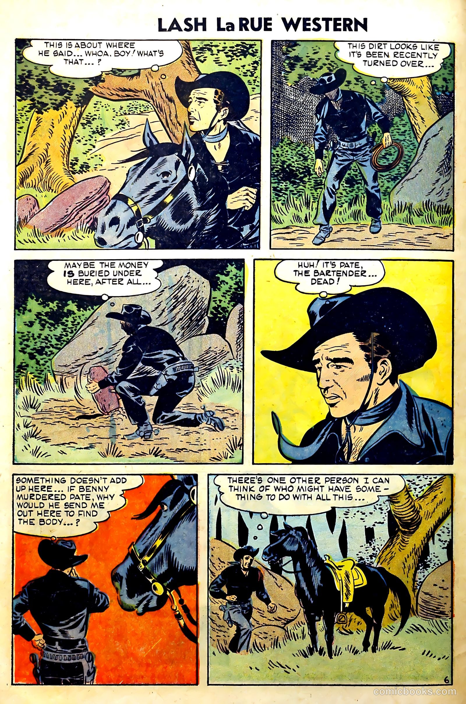 Lash Larue Western #51 (1964) — page 8 of 36