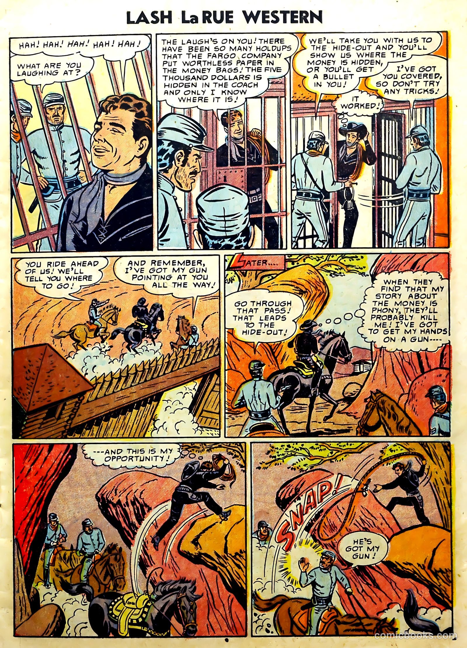 Lash Larue Western #51 (1964) — page 15 of 36