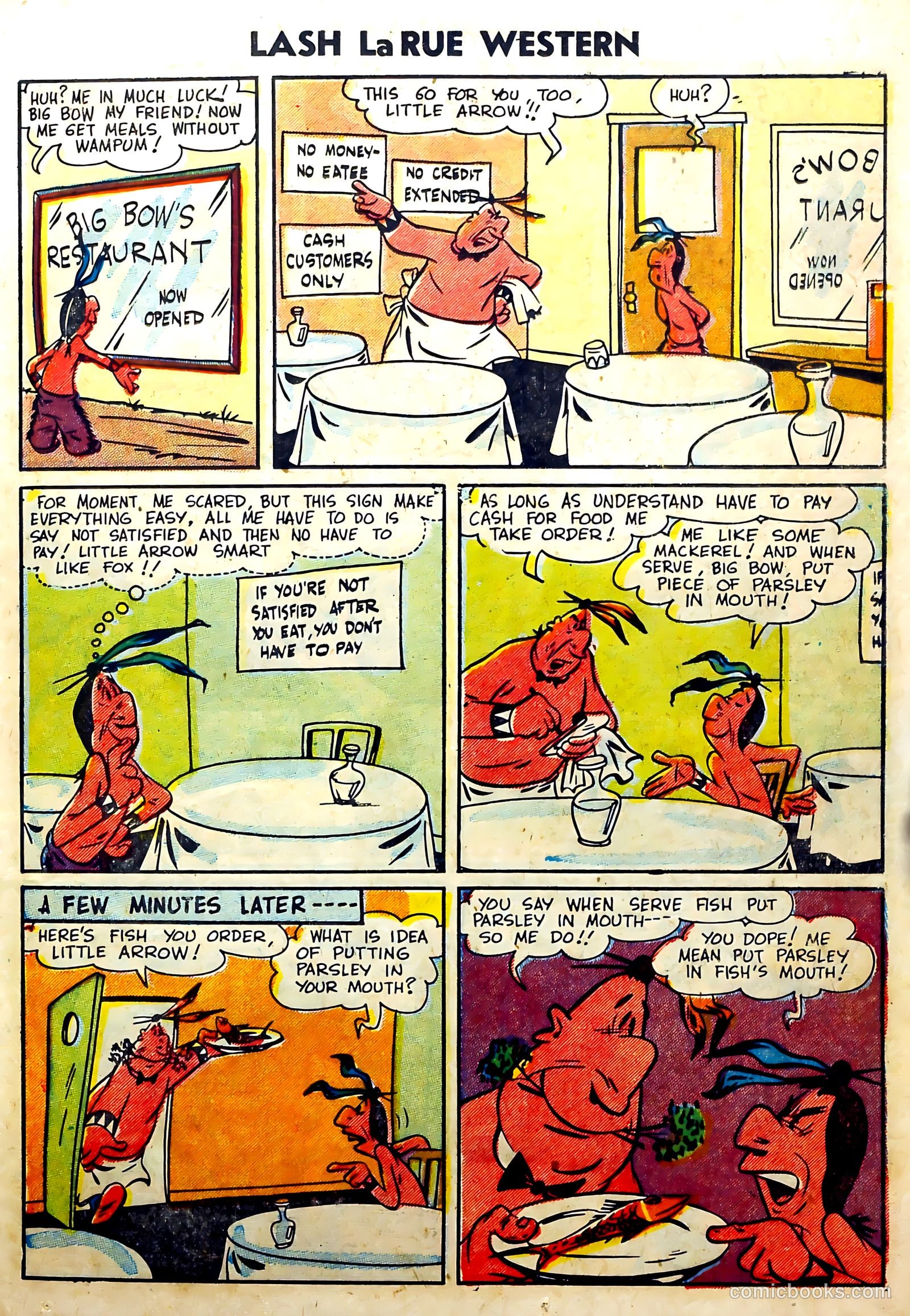 Lash Larue Western #51 (1964) — page 23 of 36