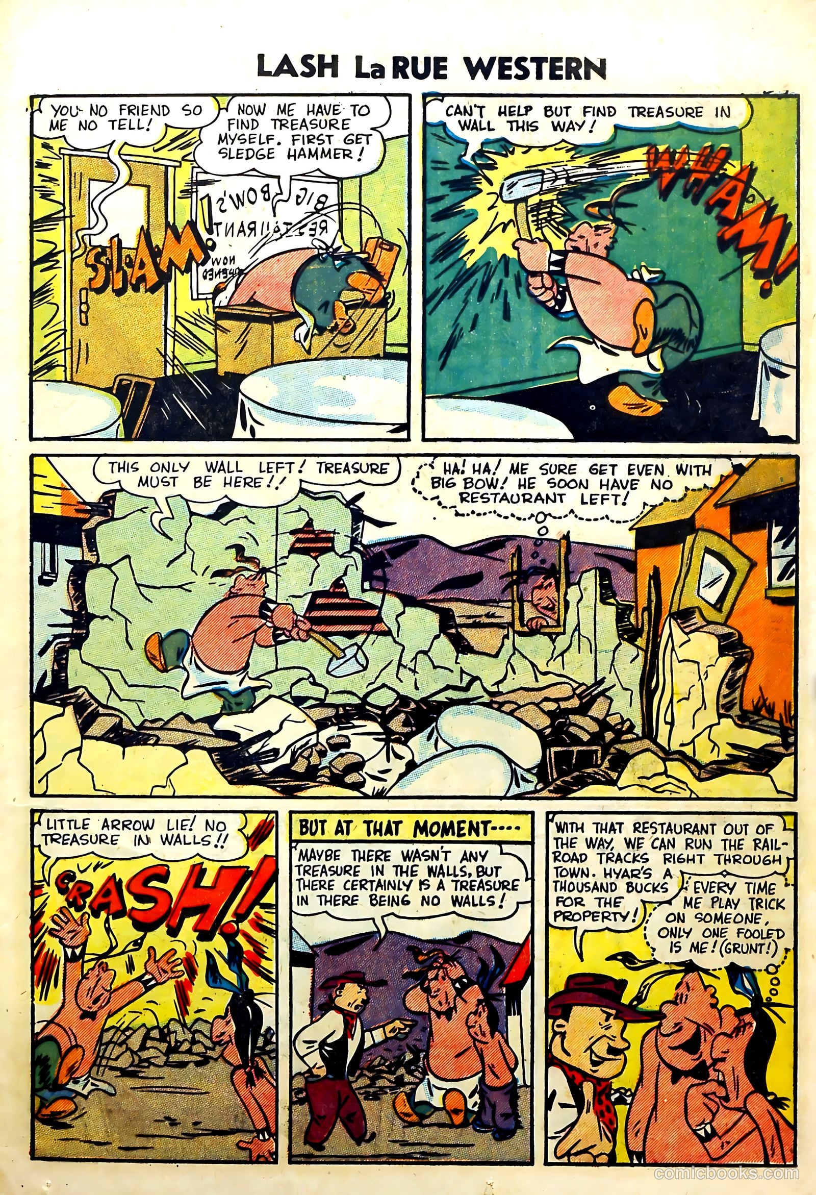 Lash Larue Western #51 (1964) — page 25 of 36