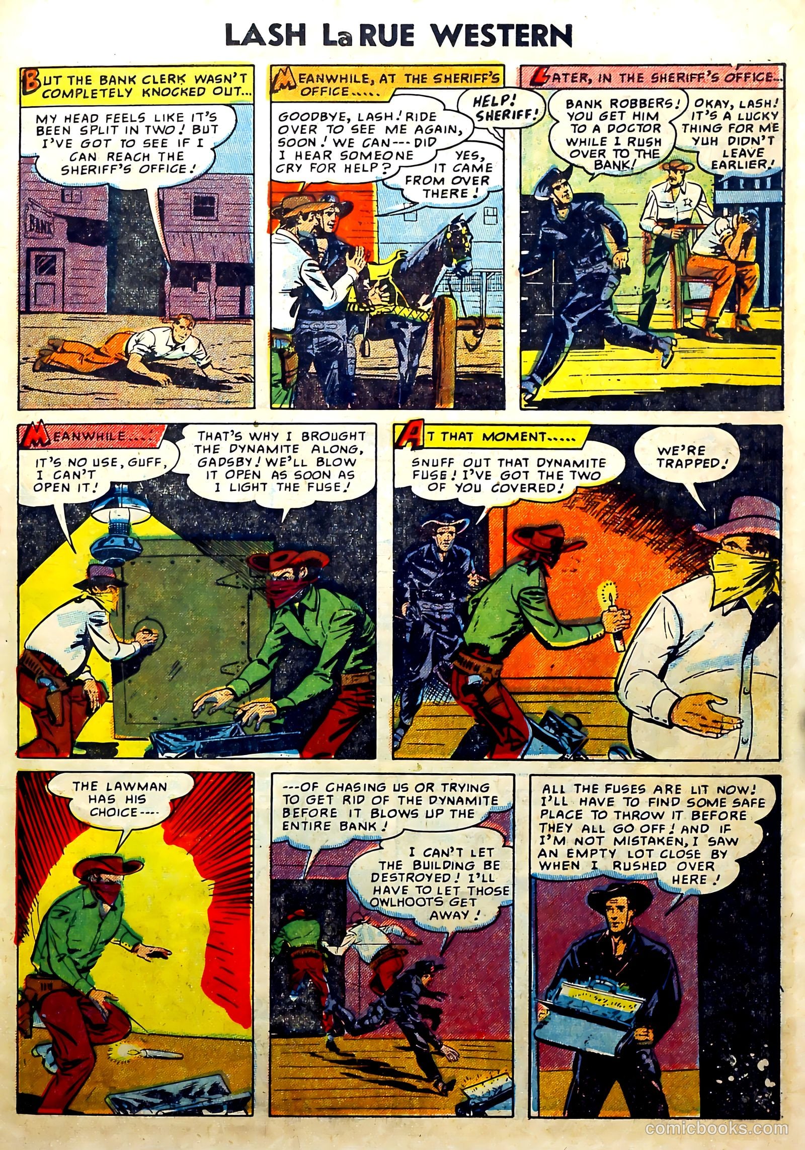 Lash Larue Western #51 (1964) — page 27 of 36