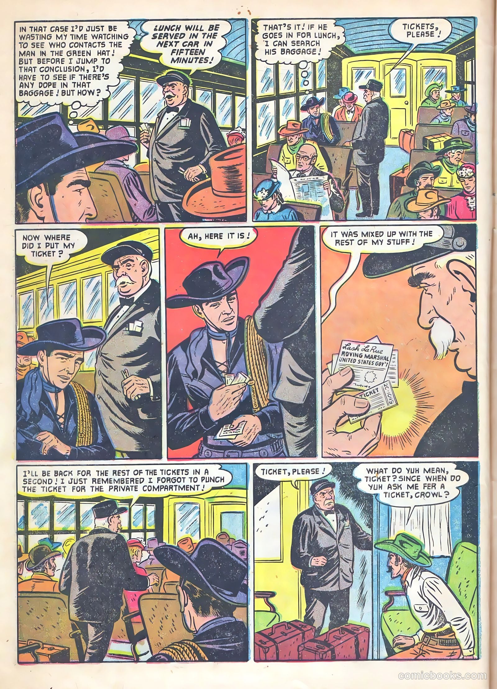 Lash Larue Western #53 (1955) — page 6 of 36