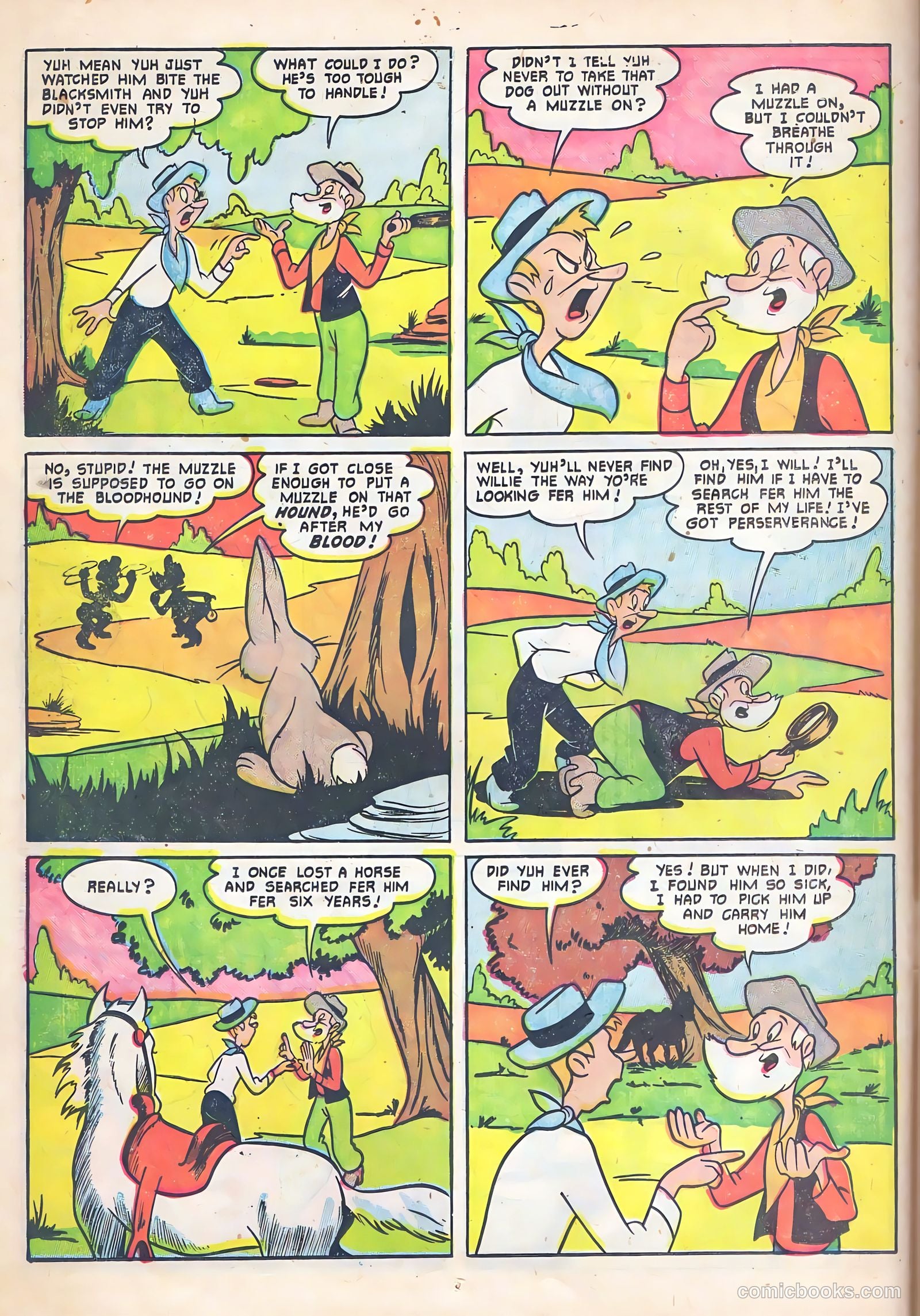 Lash Larue Western #53 (1955) — page 14 of 36