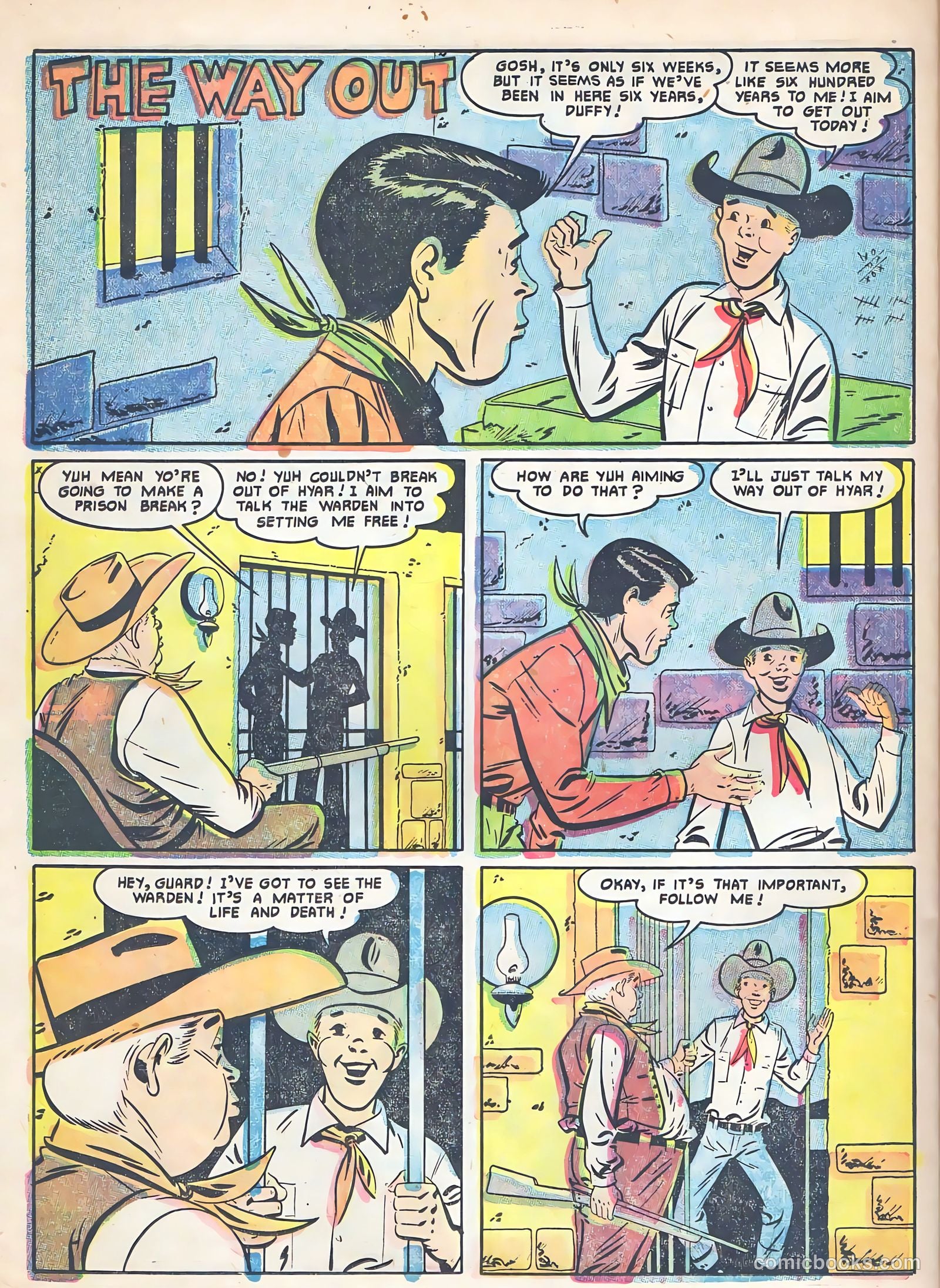 Lash Larue Western #53 (1955) — page 26 of 36