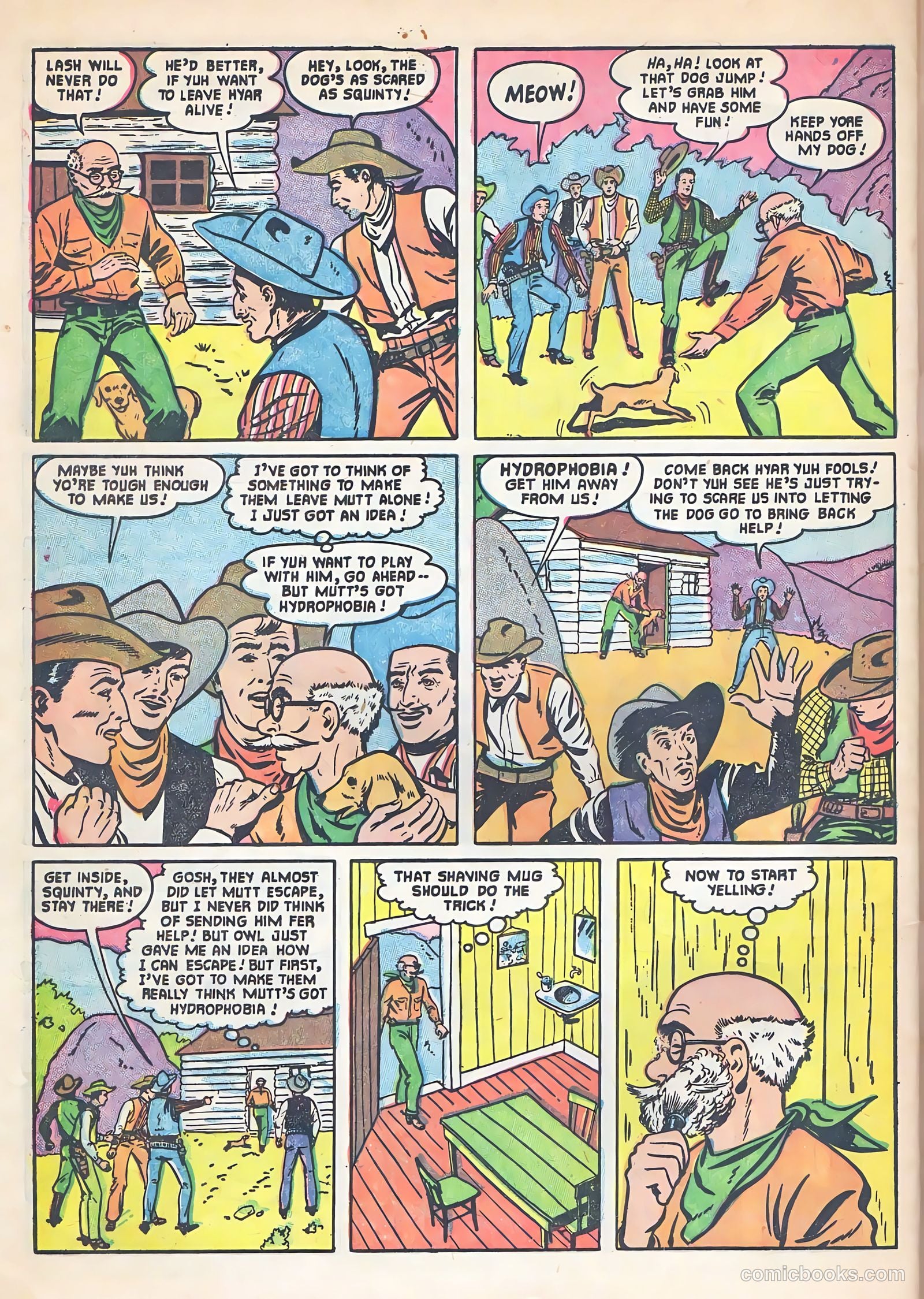 Lash Larue Western #53 (1955) — page 32 of 36