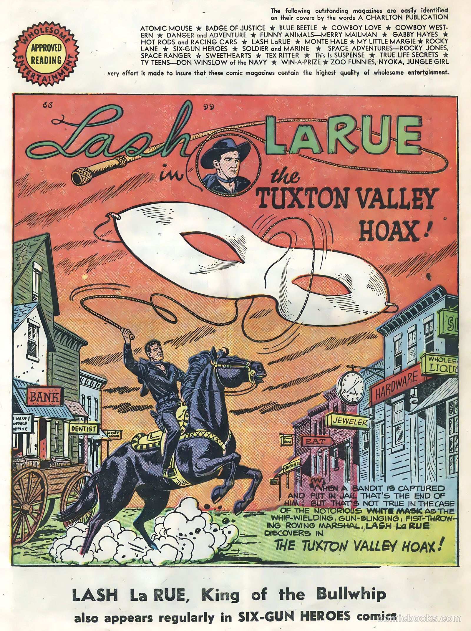 Lash LaRue Western #54 (1955) — page 3 of 36