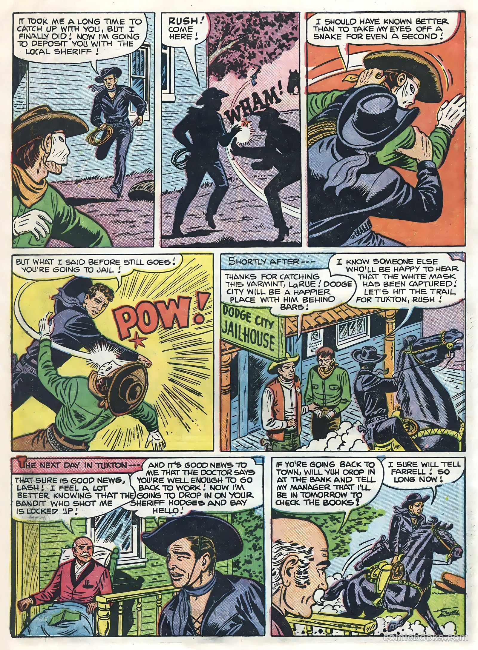 Lash LaRue Western #54 (1955) — page 6 of 36