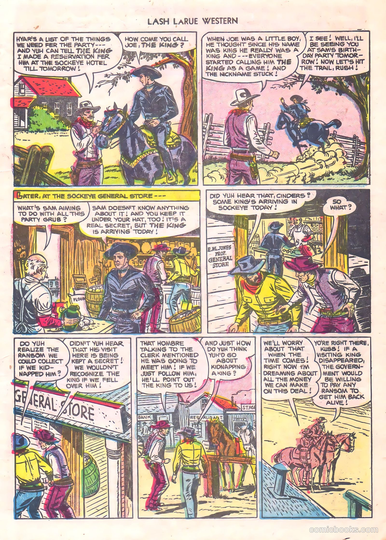 Lash Larue Western #56 (1956) — page 5 of 36