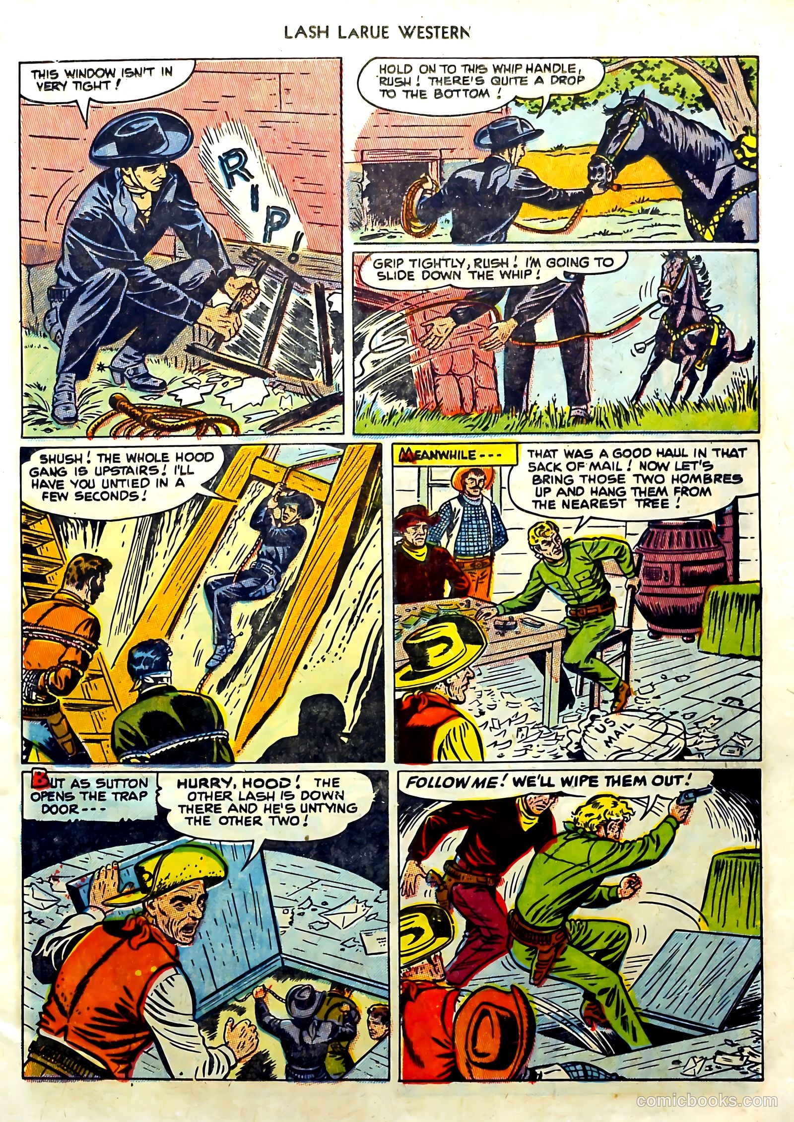 Lash Larue Western #57 (1955) — page 11 of 36