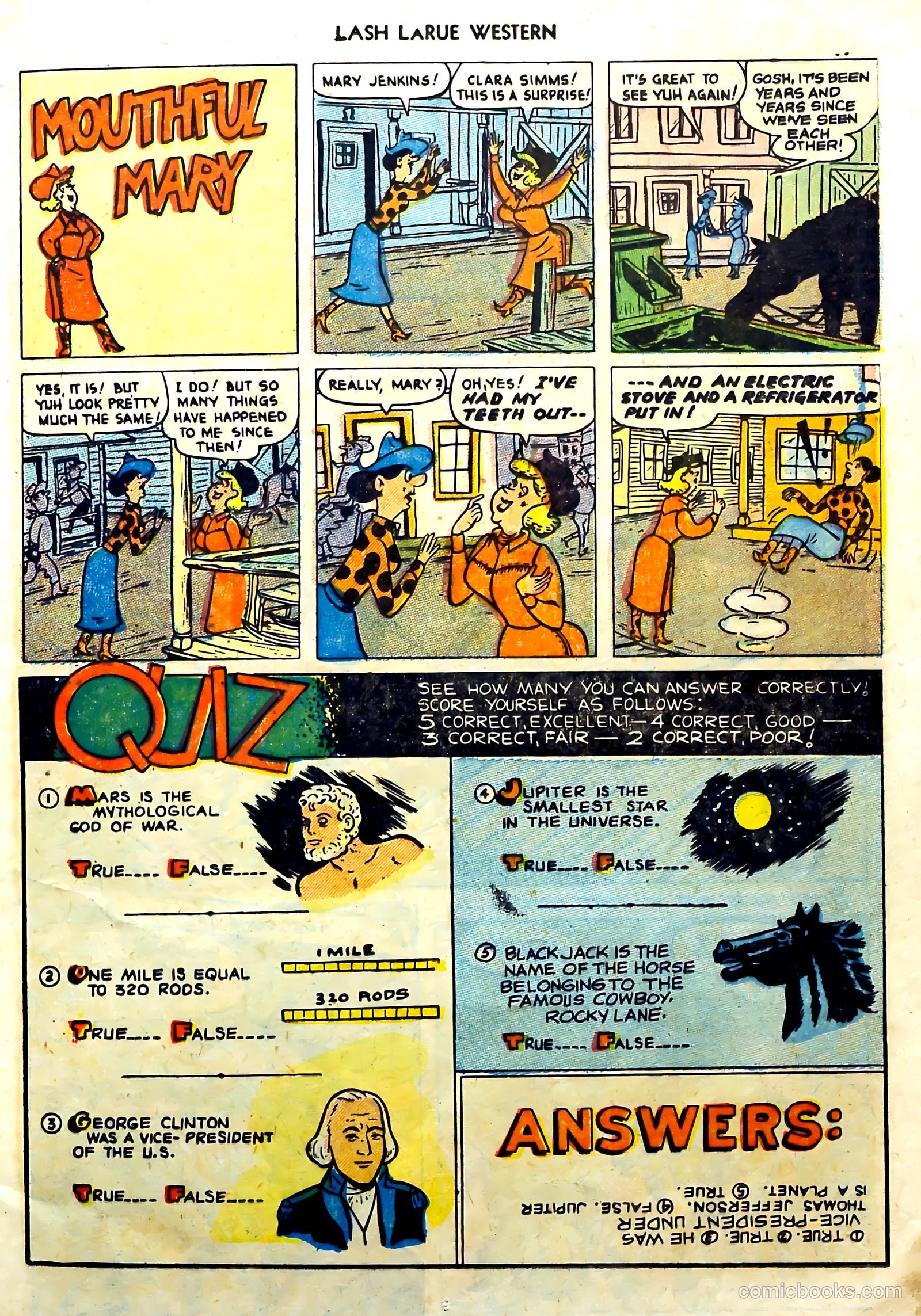 Lash Larue Western #57 (1955) — page 13 of 36
