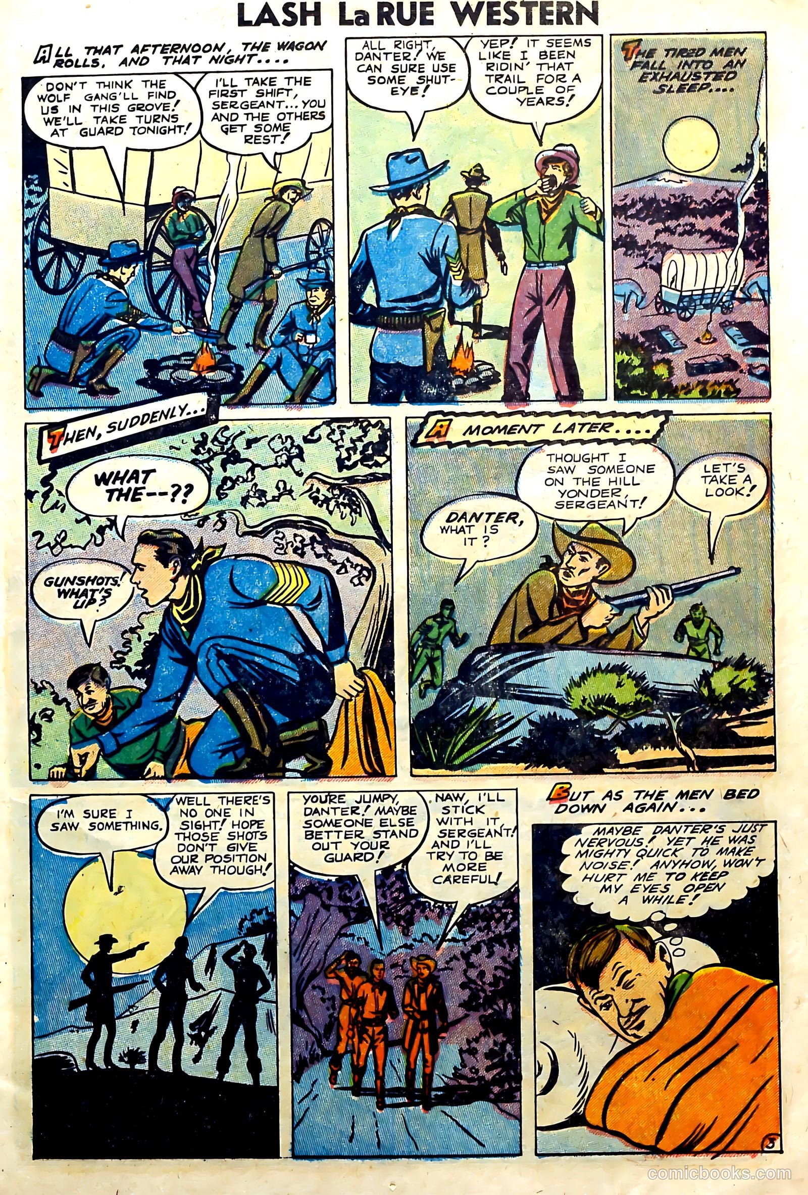 Lash Larue Western #57 (1955) — page 17 of 36