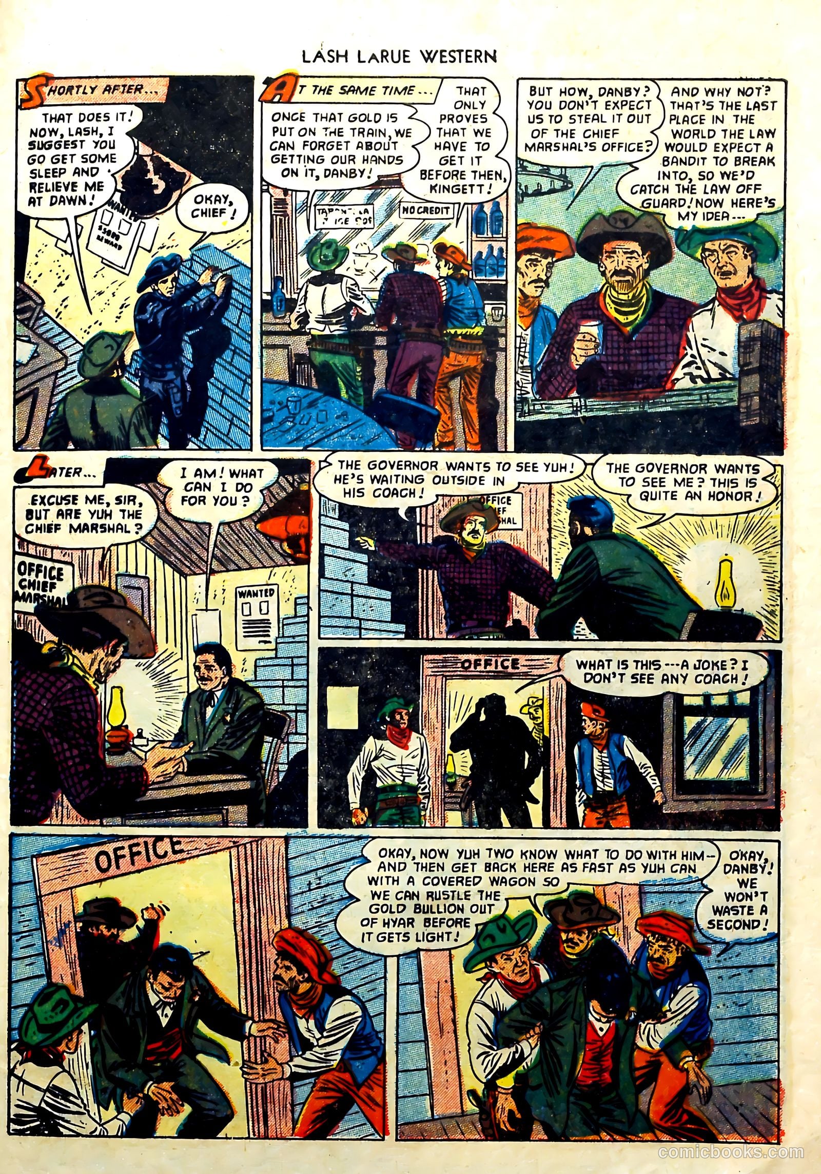 Lash Larue Western #57 (1955) — page 29 of 36