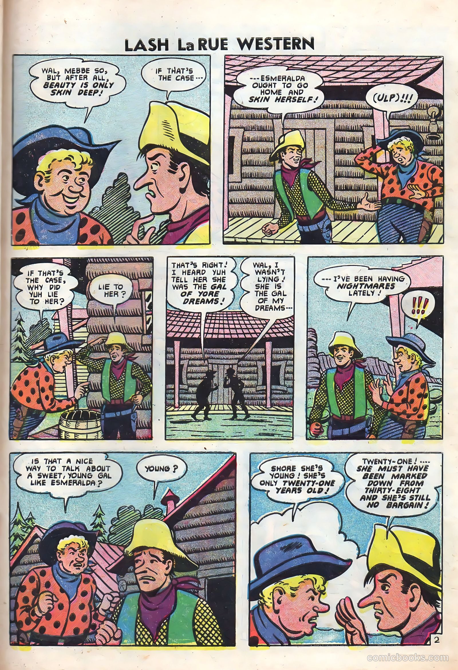 Lash Larue Western #61 (1956) — page 29 of 36