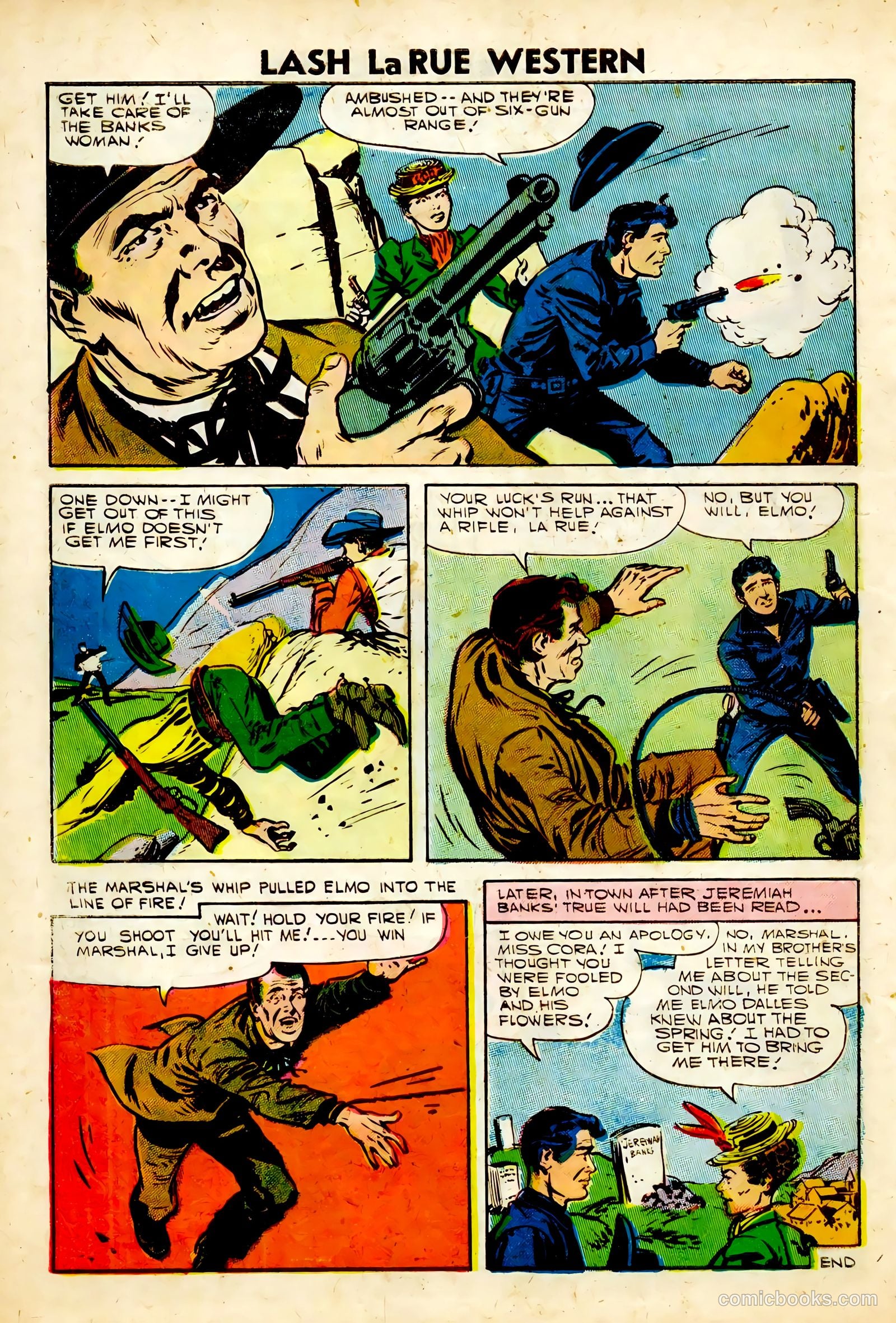 Lash Larue Western #63 (1957) — page 10 of 36