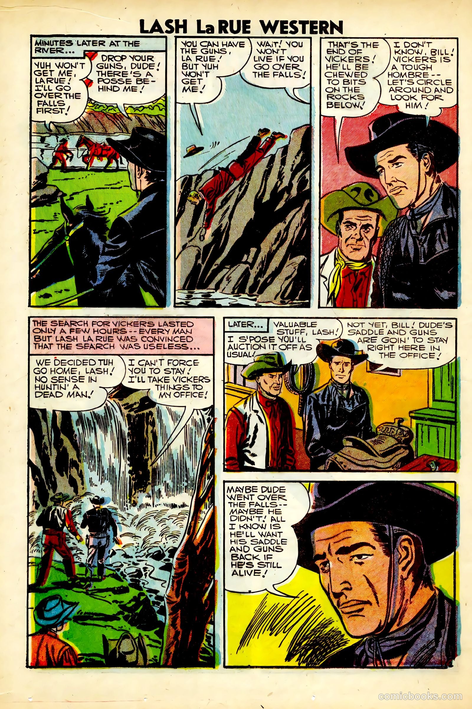 Lash Larue Western #63 (1957) — page 24 of 36