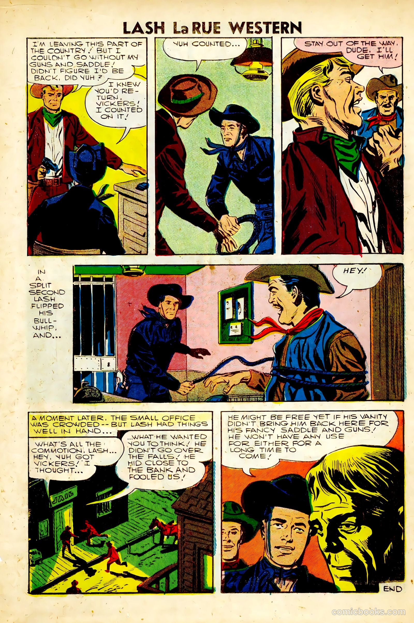 Lash Larue Western #63 (1957) — page 26 of 36