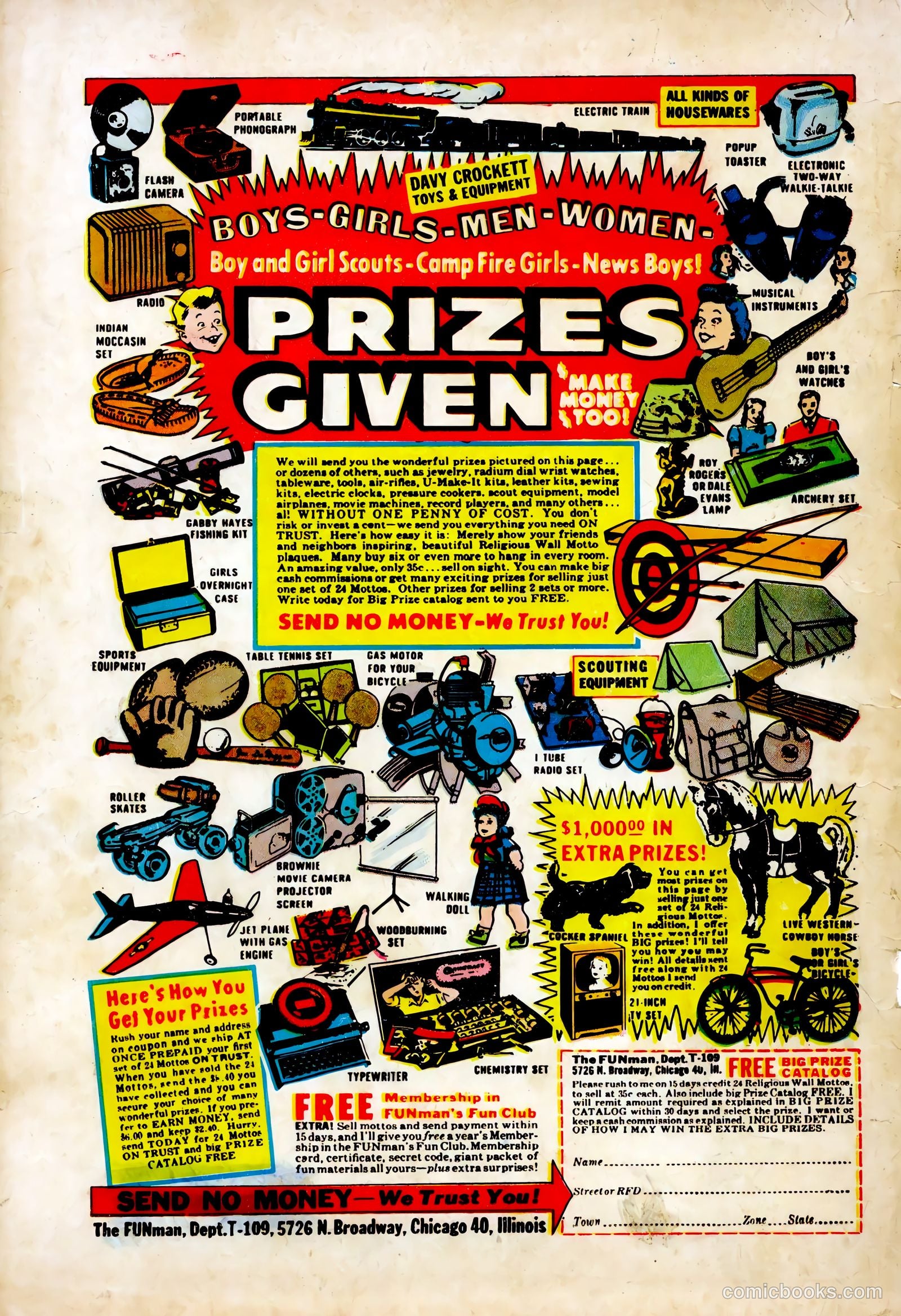 Lash Larue Western #63 (1957) — page 36 of 36