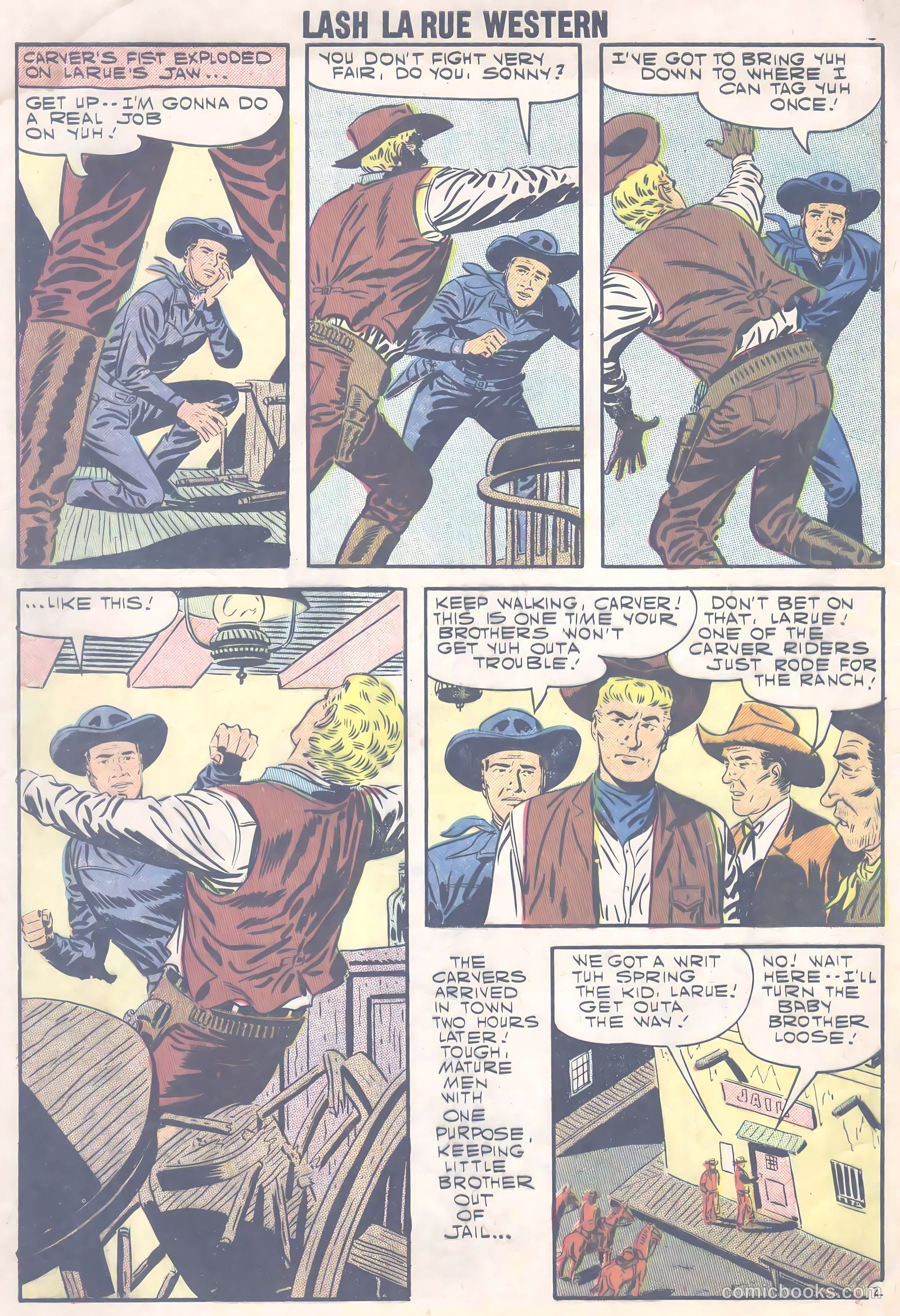Lash Larue Western #66 (1957) — page 5 of 37
