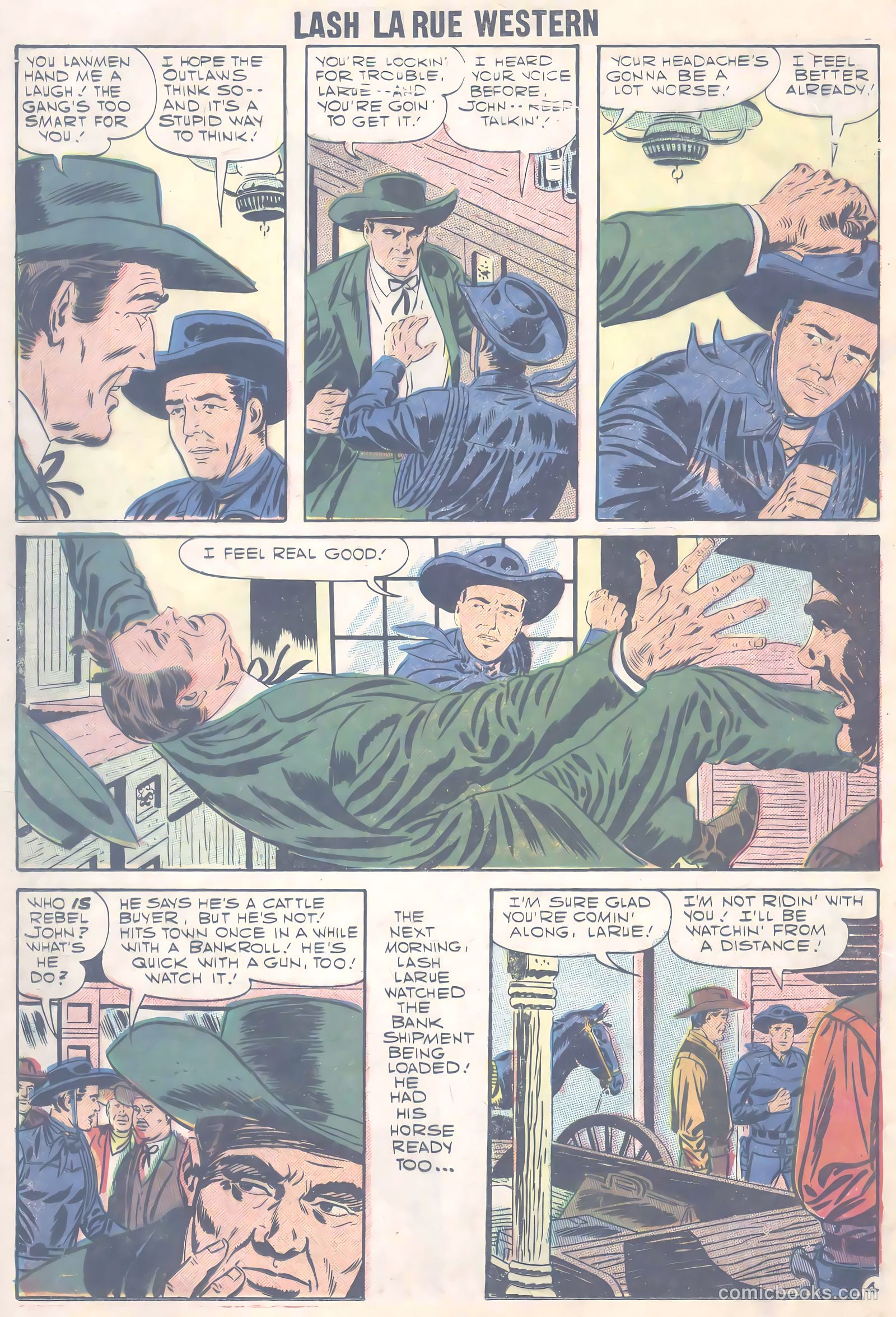 Lash Larue Western #66 (1957) — page 13 of 37