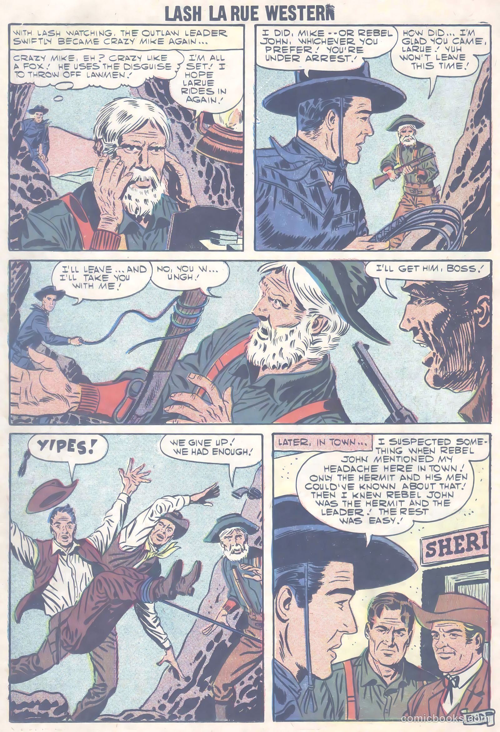 Lash Larue Western #66 (1957) — page 15 of 37
