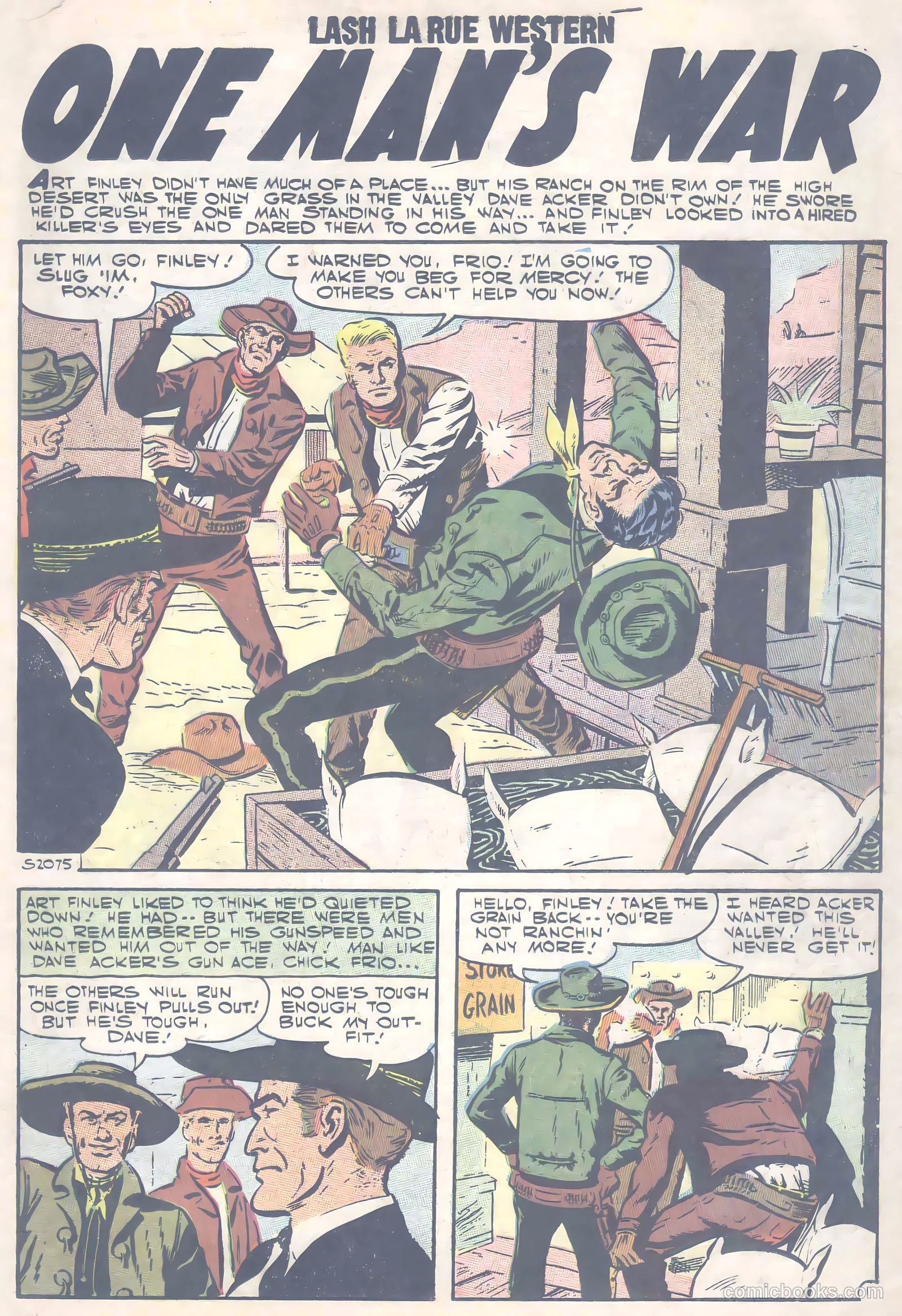 Lash Larue Western #66 (1957) — page 20 of 37
