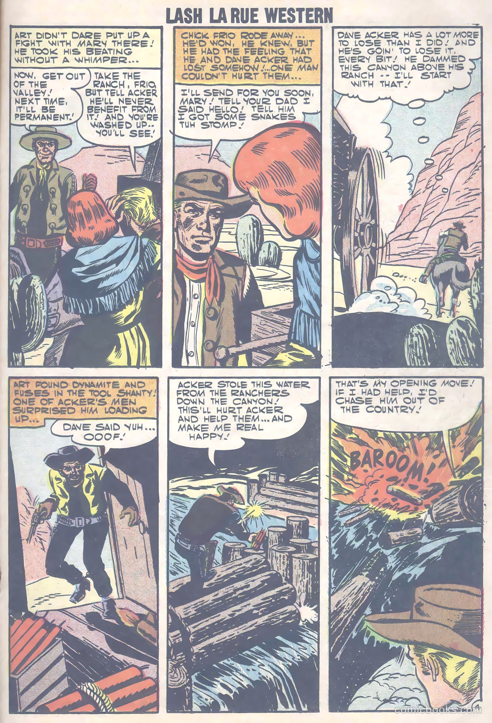 Lash Larue Western #66 (1957) — page 24 of 37