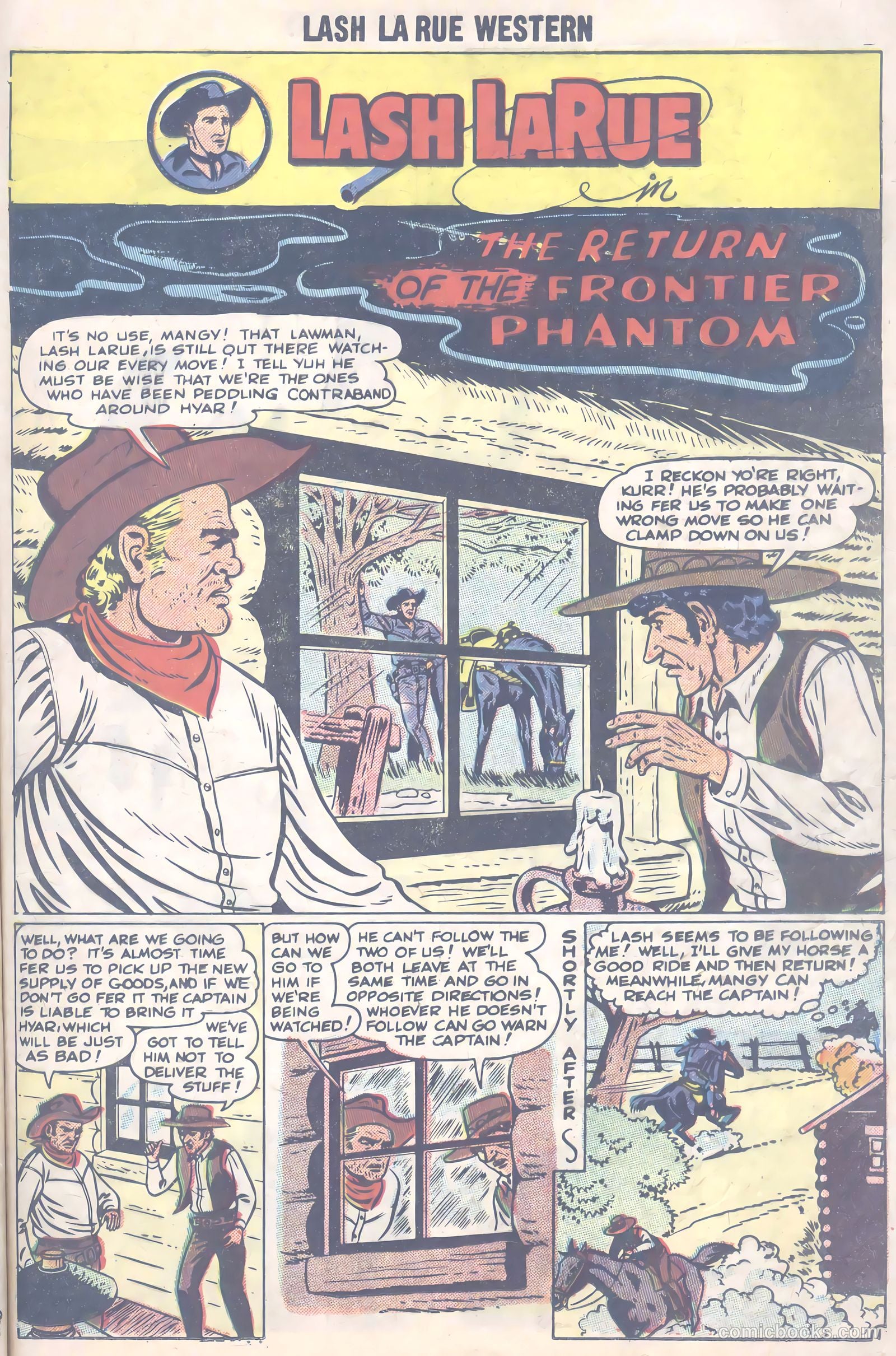 Lash Larue Western #66 (1957) — page 26 of 37
