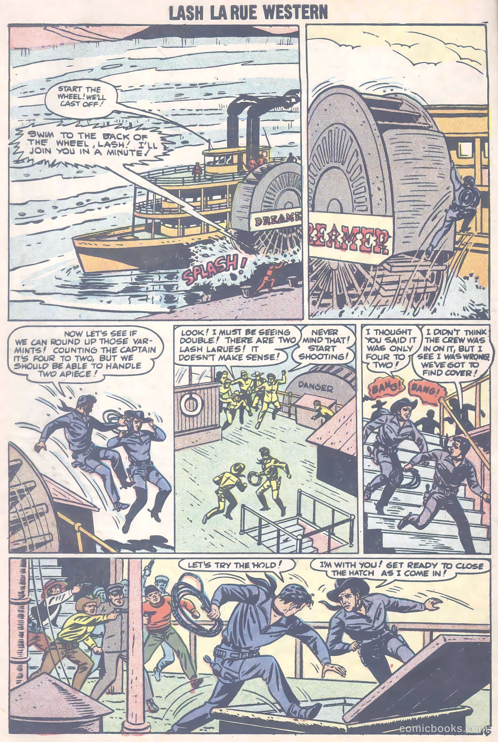 Lash Larue Western #66 (1957) — page 31 of 37