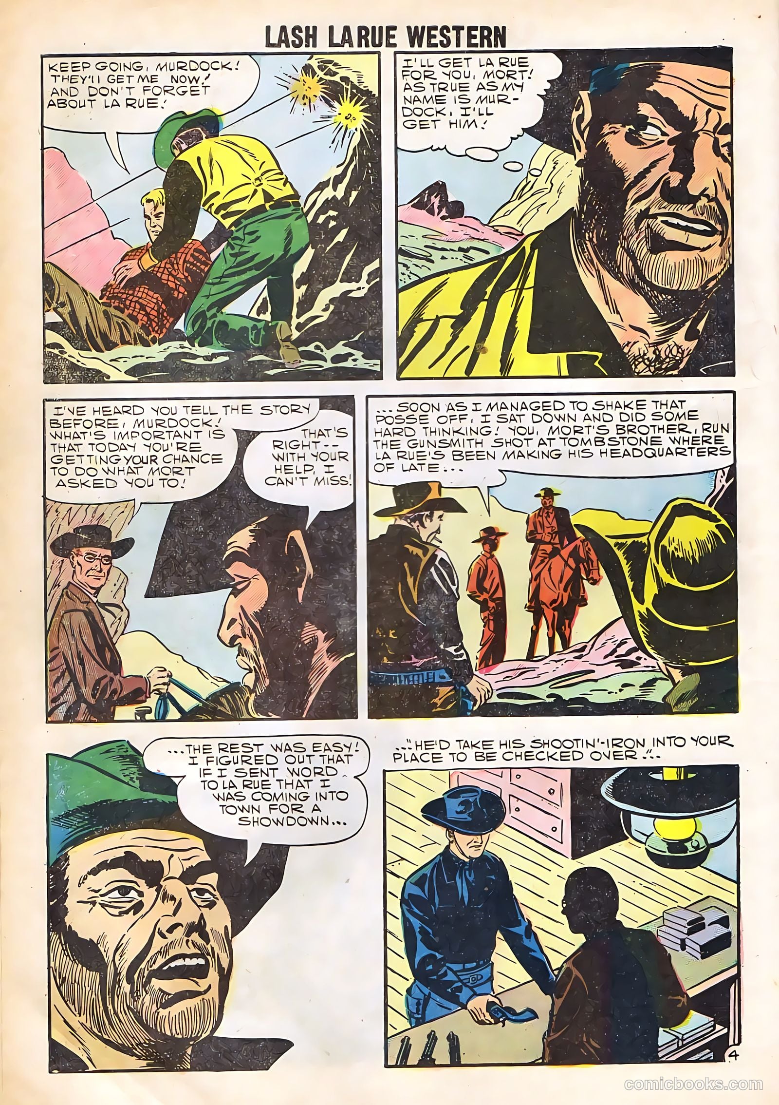 Lash Larue Western #67 (1958) — page 6 of 69