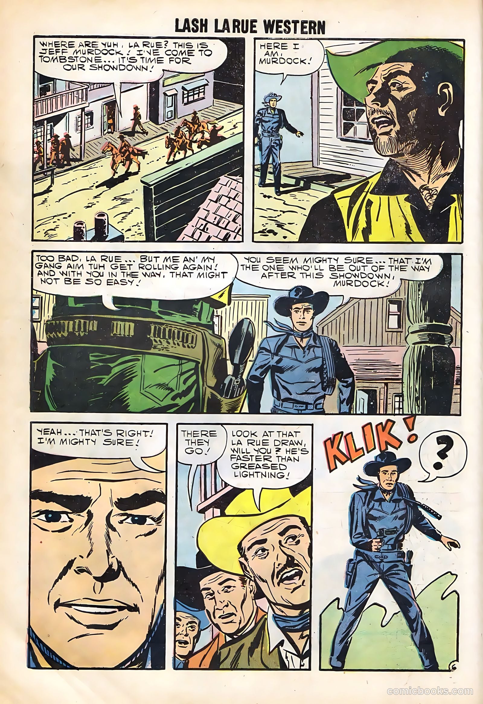 Lash Larue Western #67 (1958) — page 8 of 69