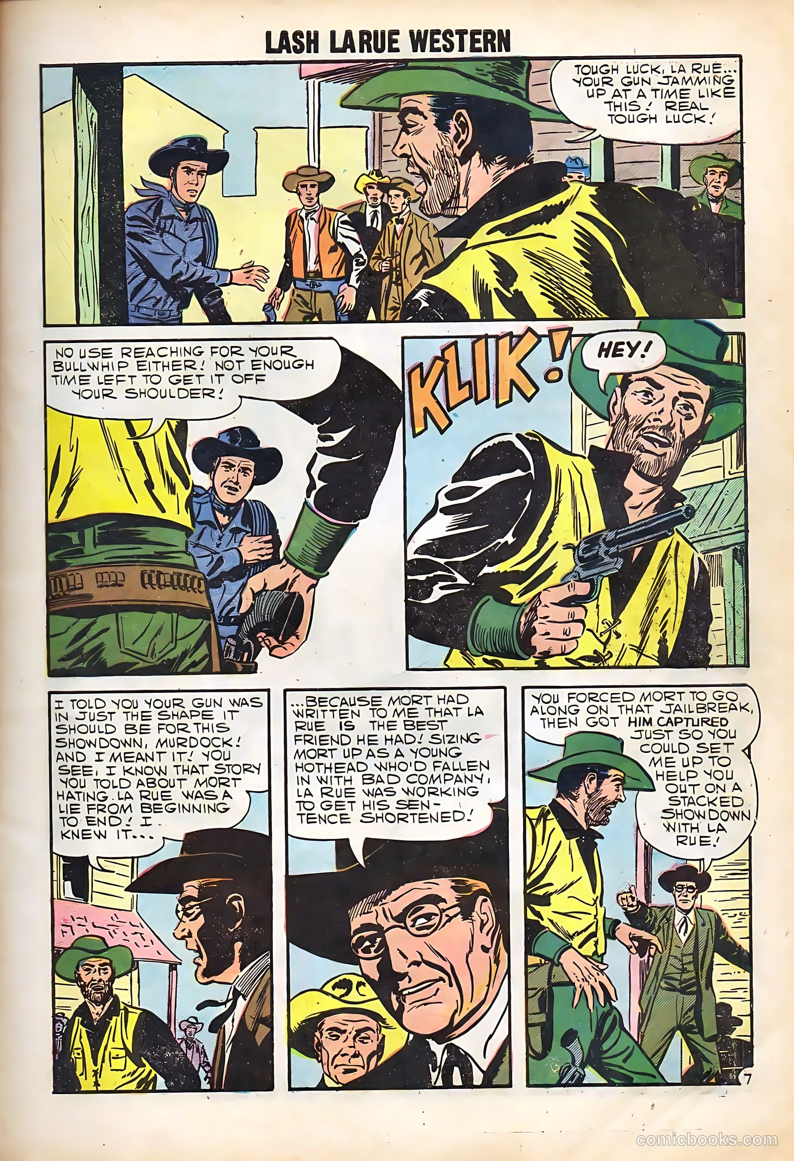 Lash Larue Western #67 (1958) — page 9 of 69