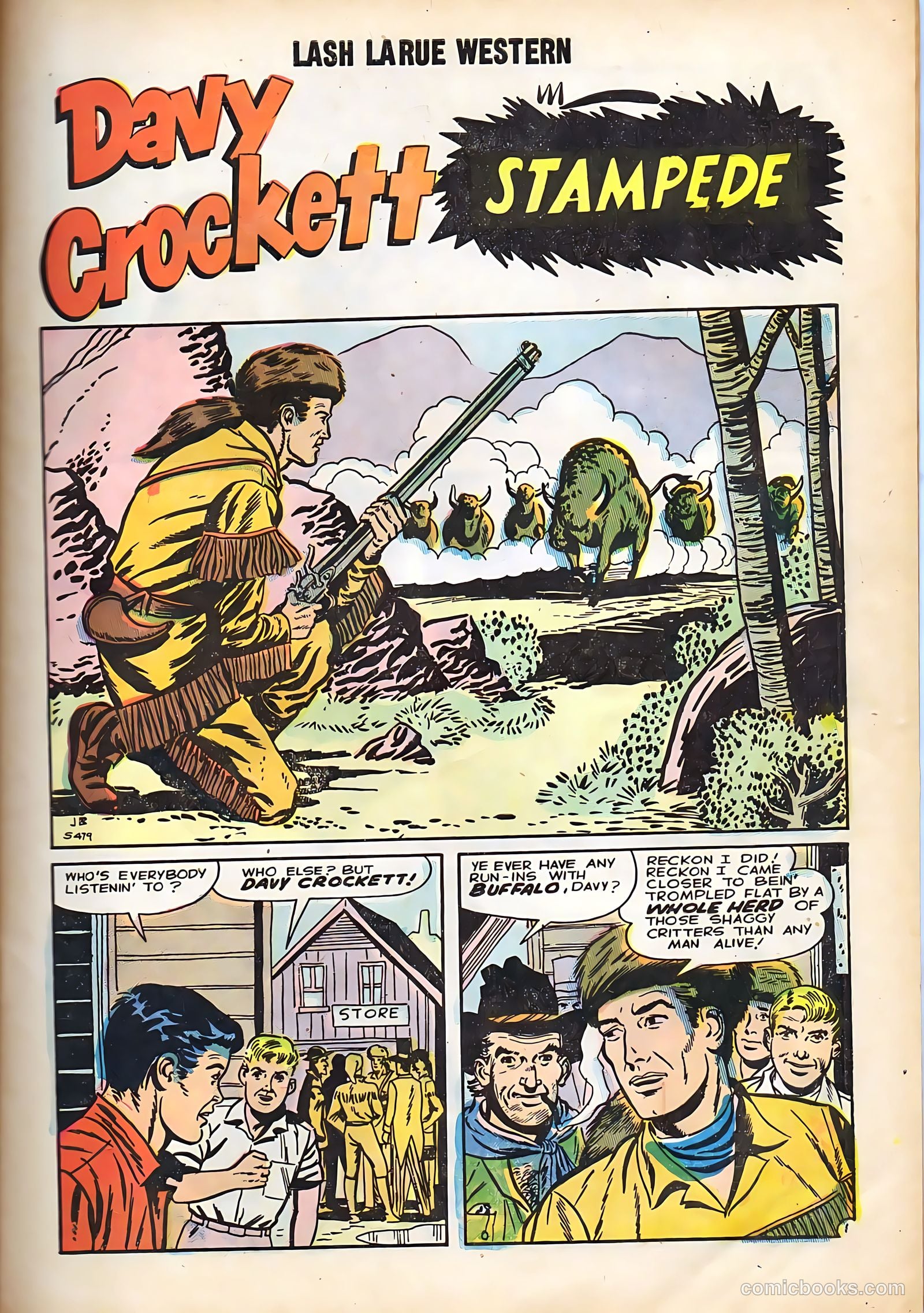 Lash Larue Western #67 (1958) — page 17 of 69
