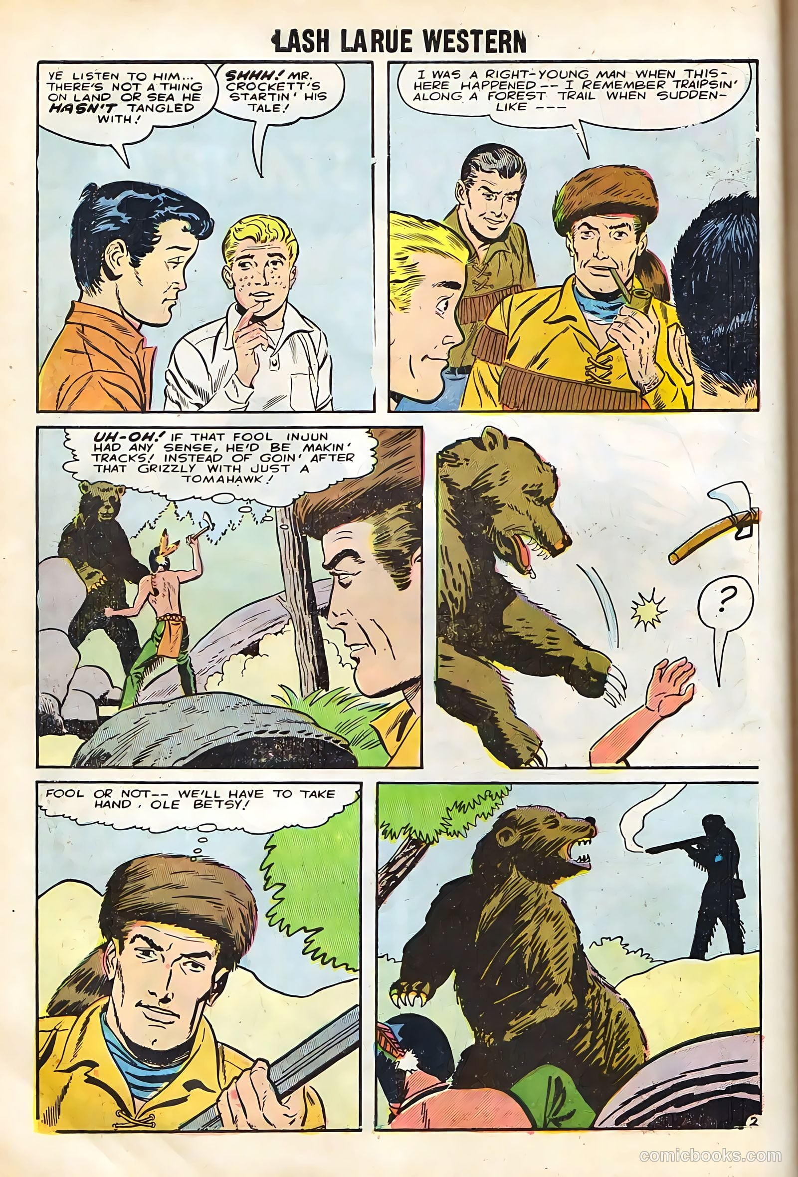 Lash Larue Western #67 (1958) — page 18 of 69
