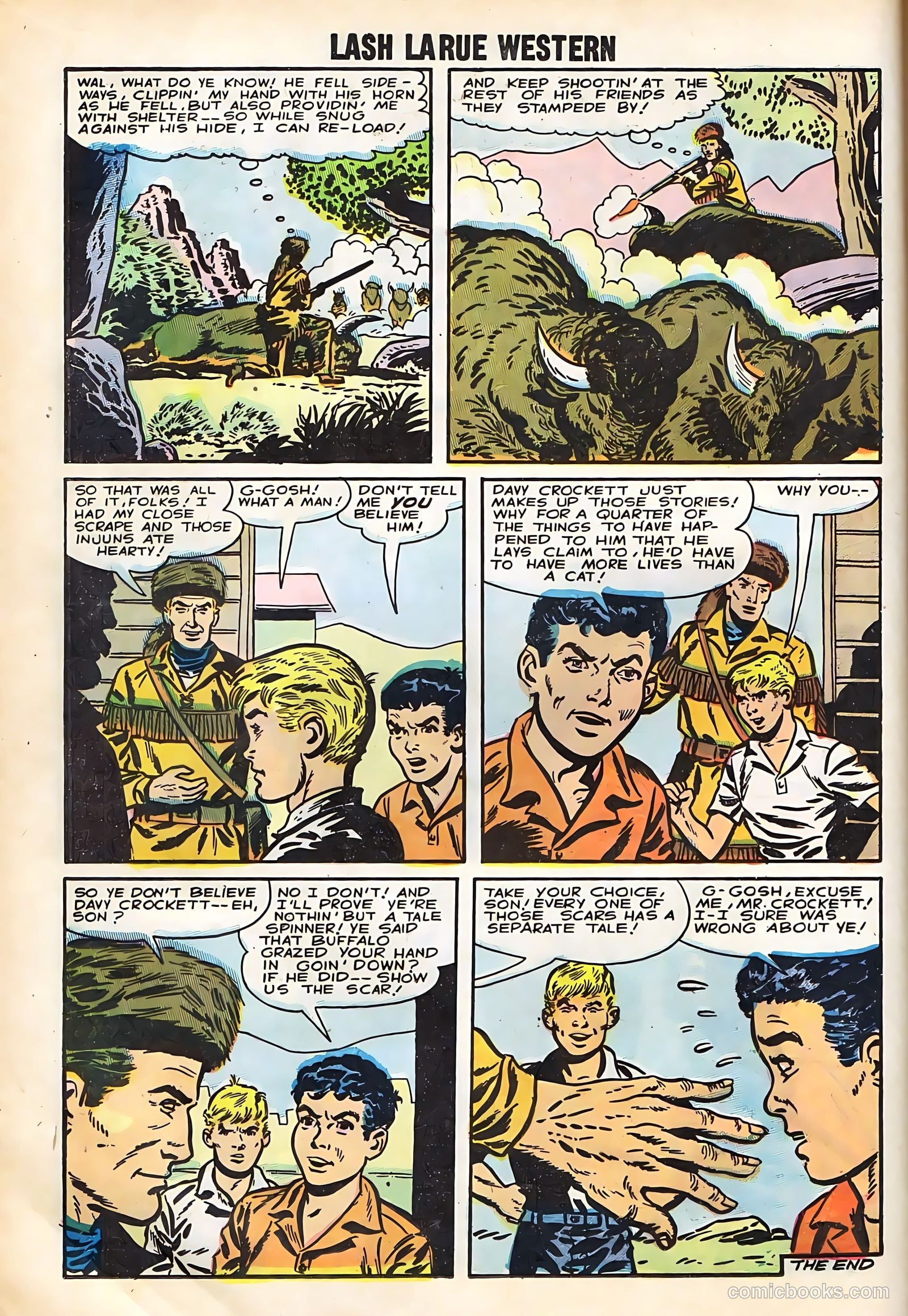 Lash Larue Western #67 (1958) — page 20 of 69