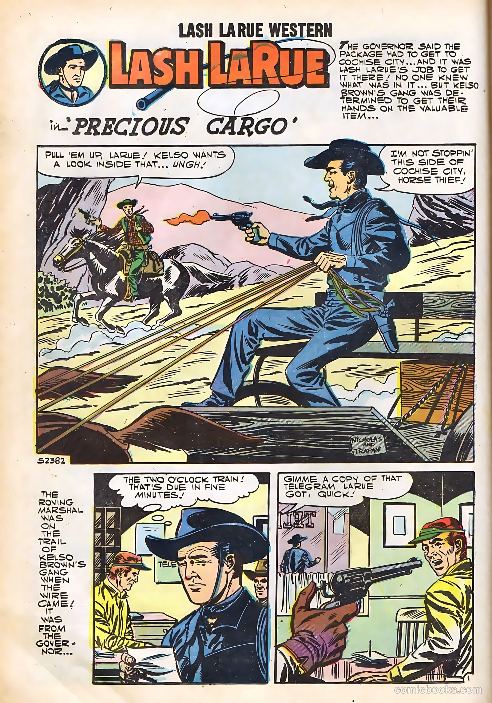 Lash Larue Western #67 (1958) — page 22 of 69