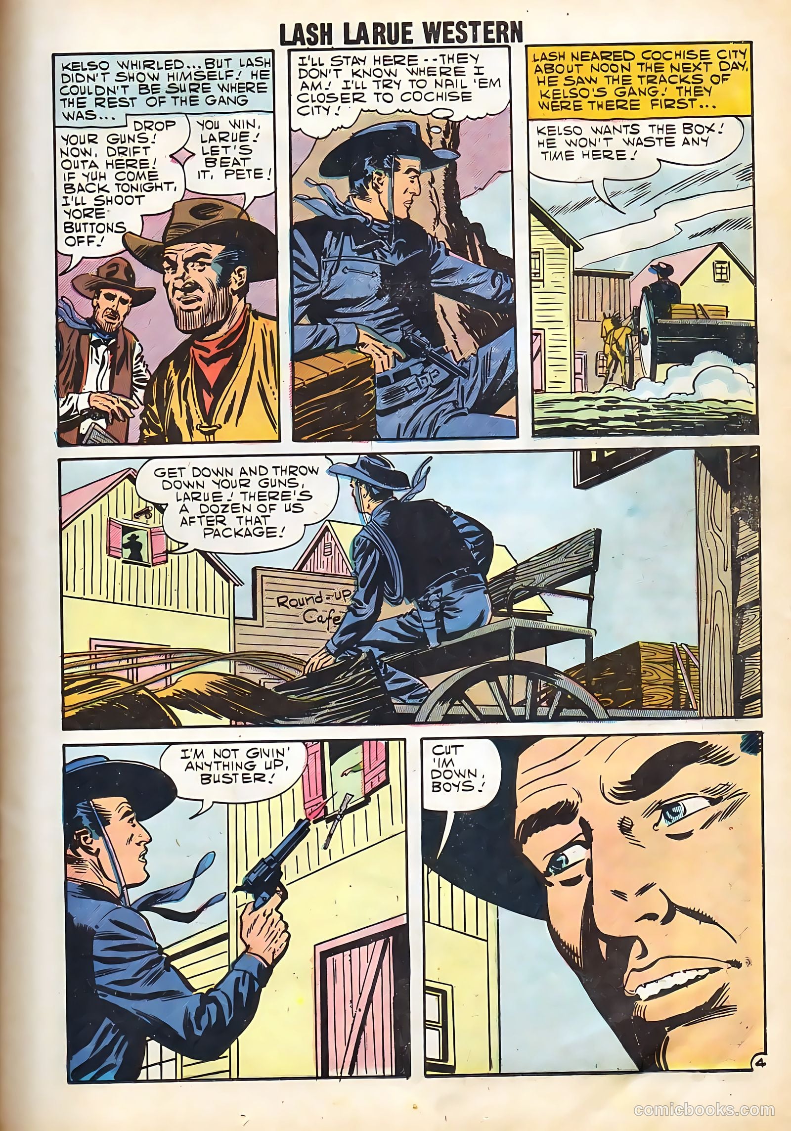 Lash Larue Western #67 (1958) — page 25 of 69