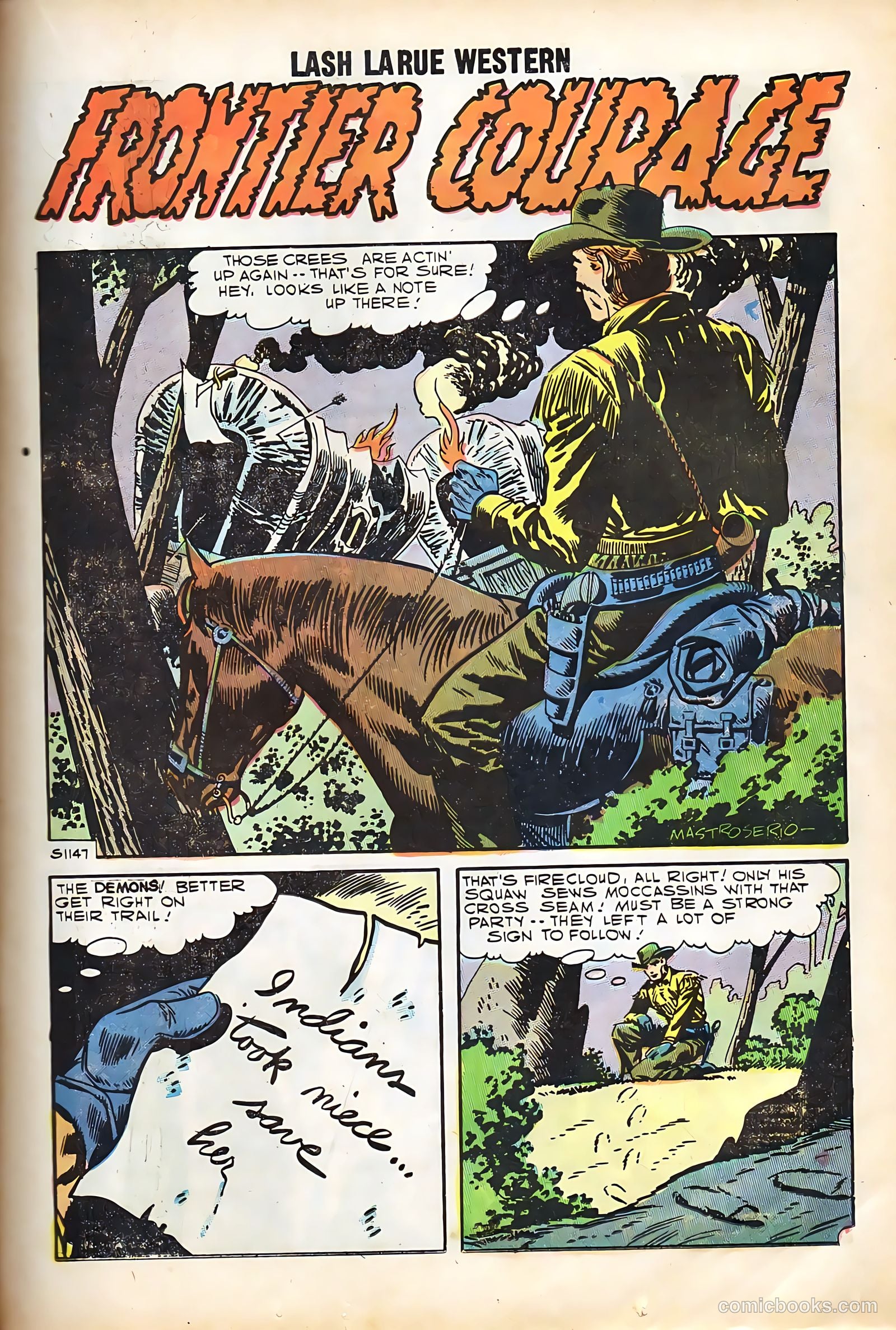 Lash Larue Western #67 (1958) — page 29 of 69