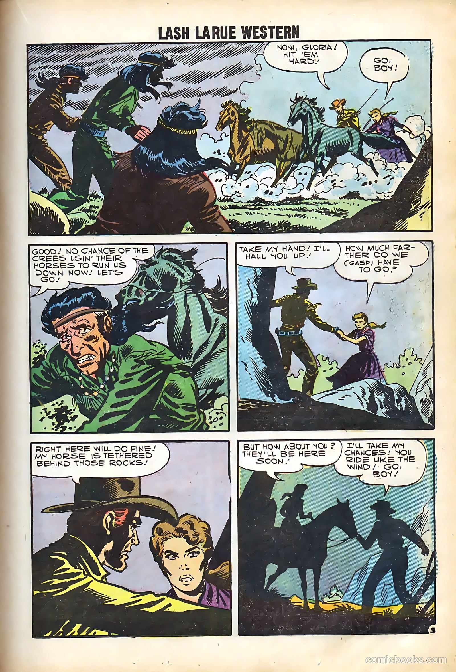 Lash Larue Western #67 (1958) — page 33 of 69