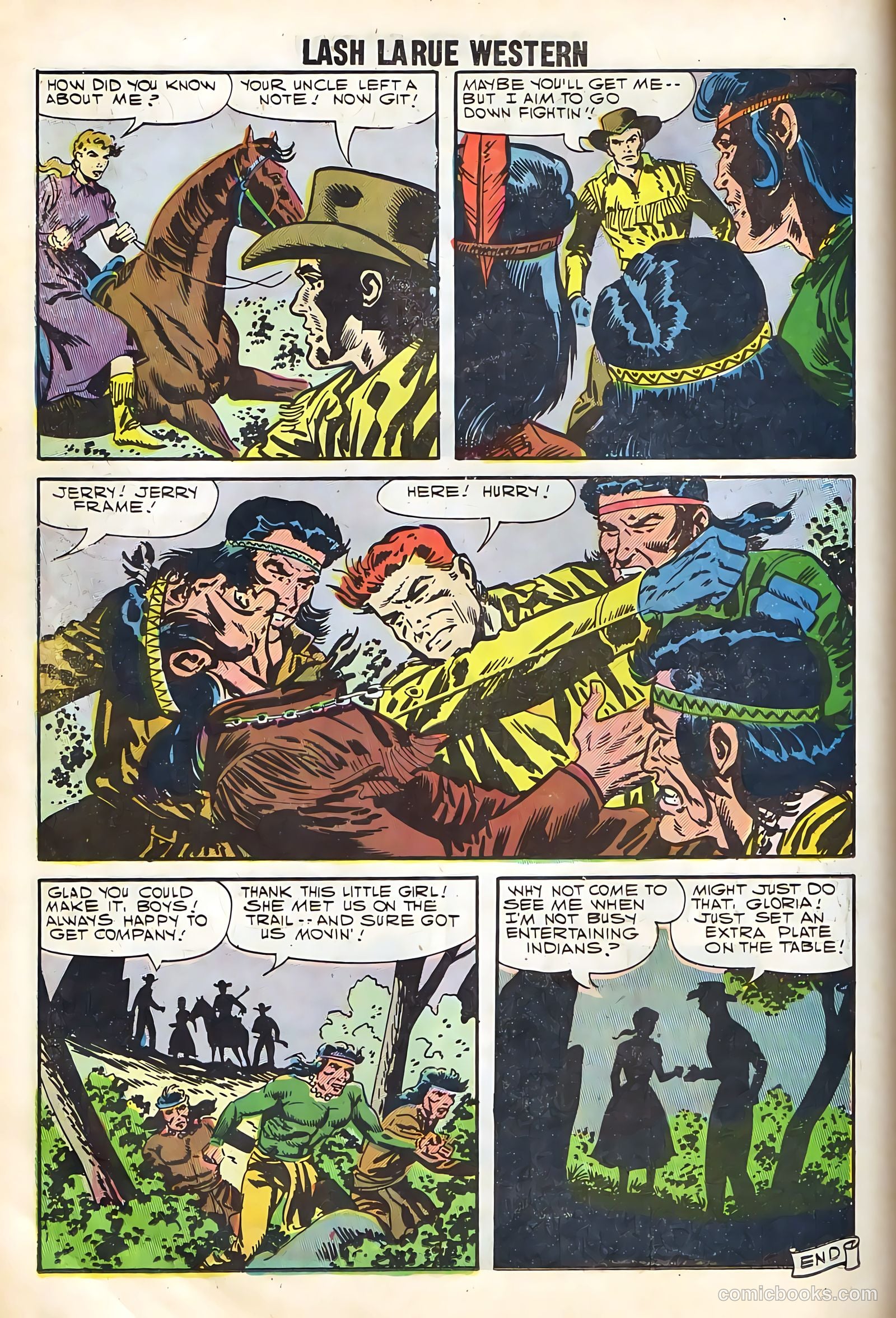 Lash Larue Western #67 (1958) — page 34 of 69